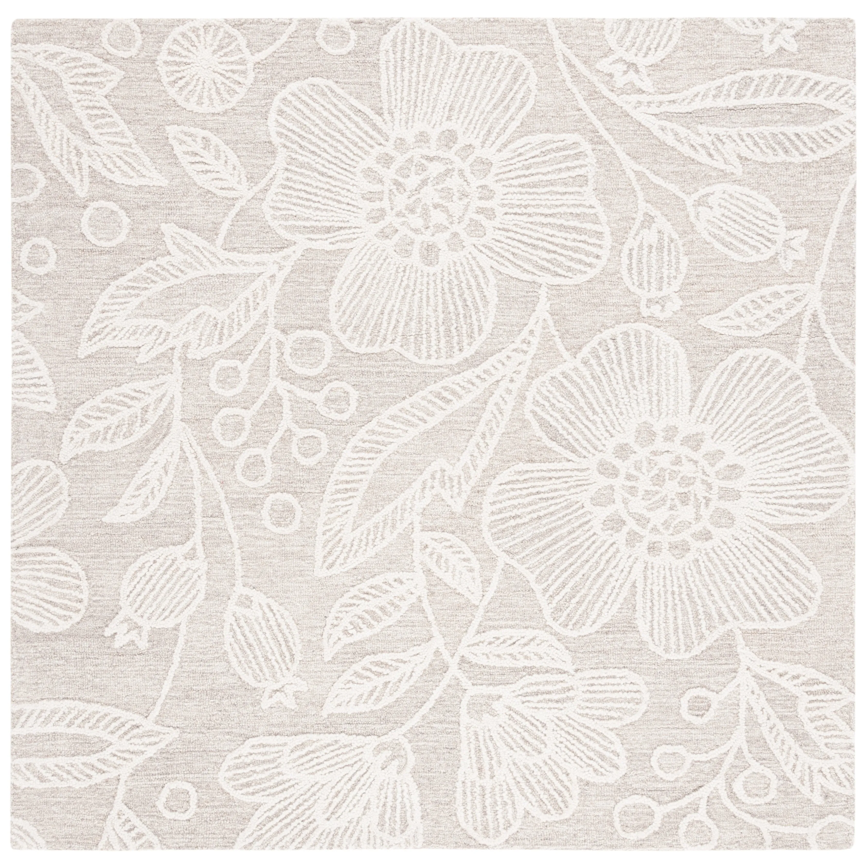 SAFAVIEH Handmade Jardin Kathe Floral Wool Rug