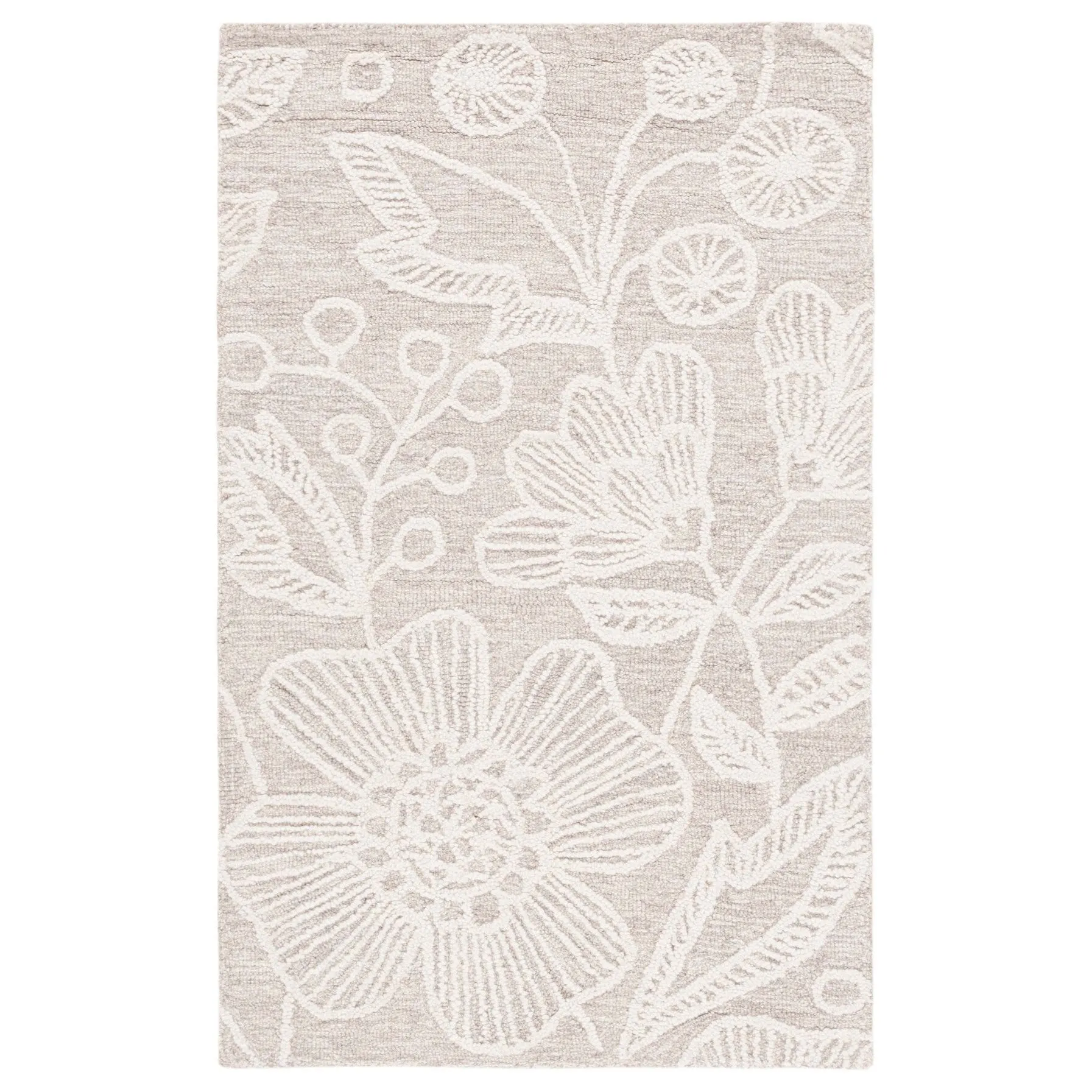 SAFAVIEH Handmade Jardin Kathe Floral Wool Rug