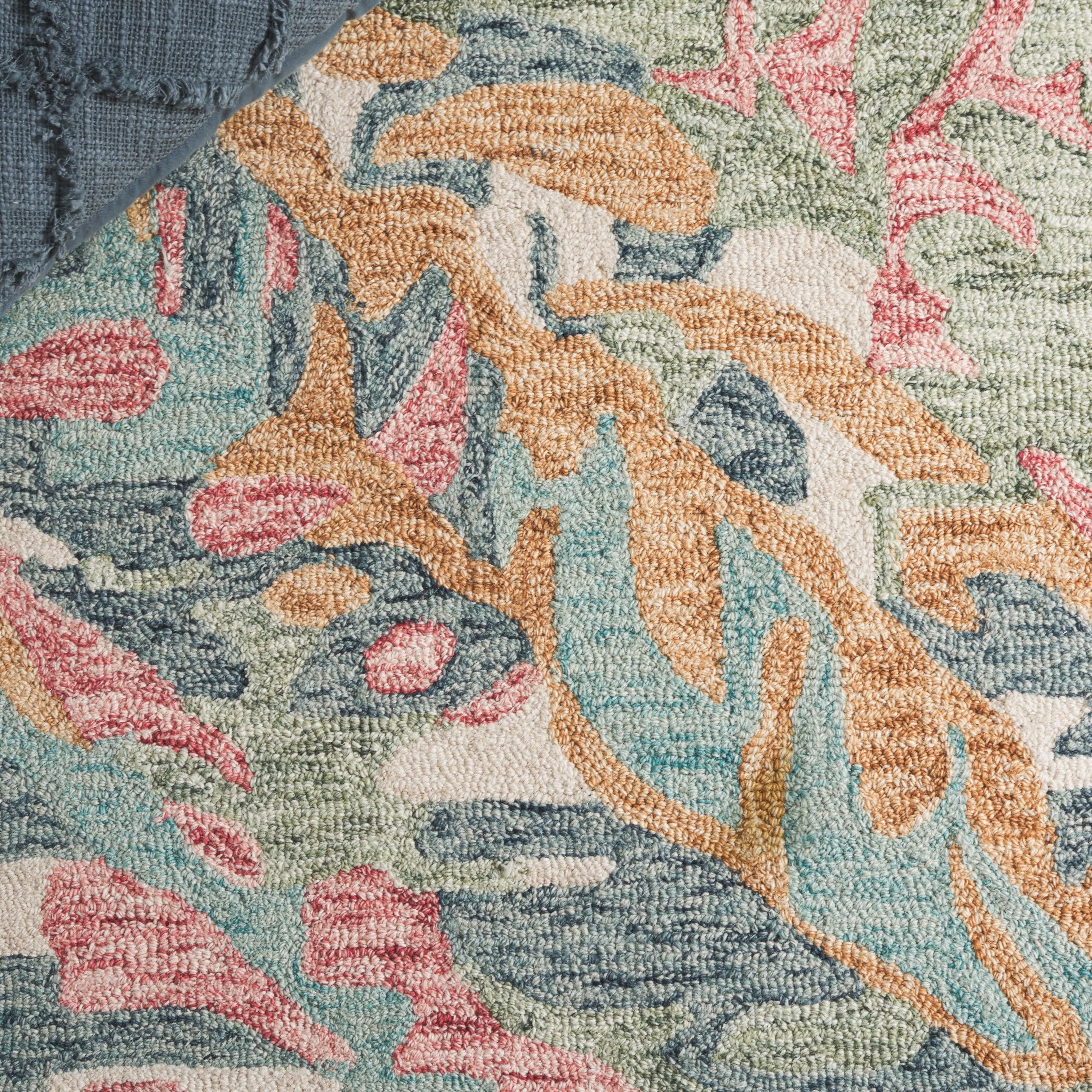 SAFAVIEH Handmade Jardin Shiho Country Wool Rug