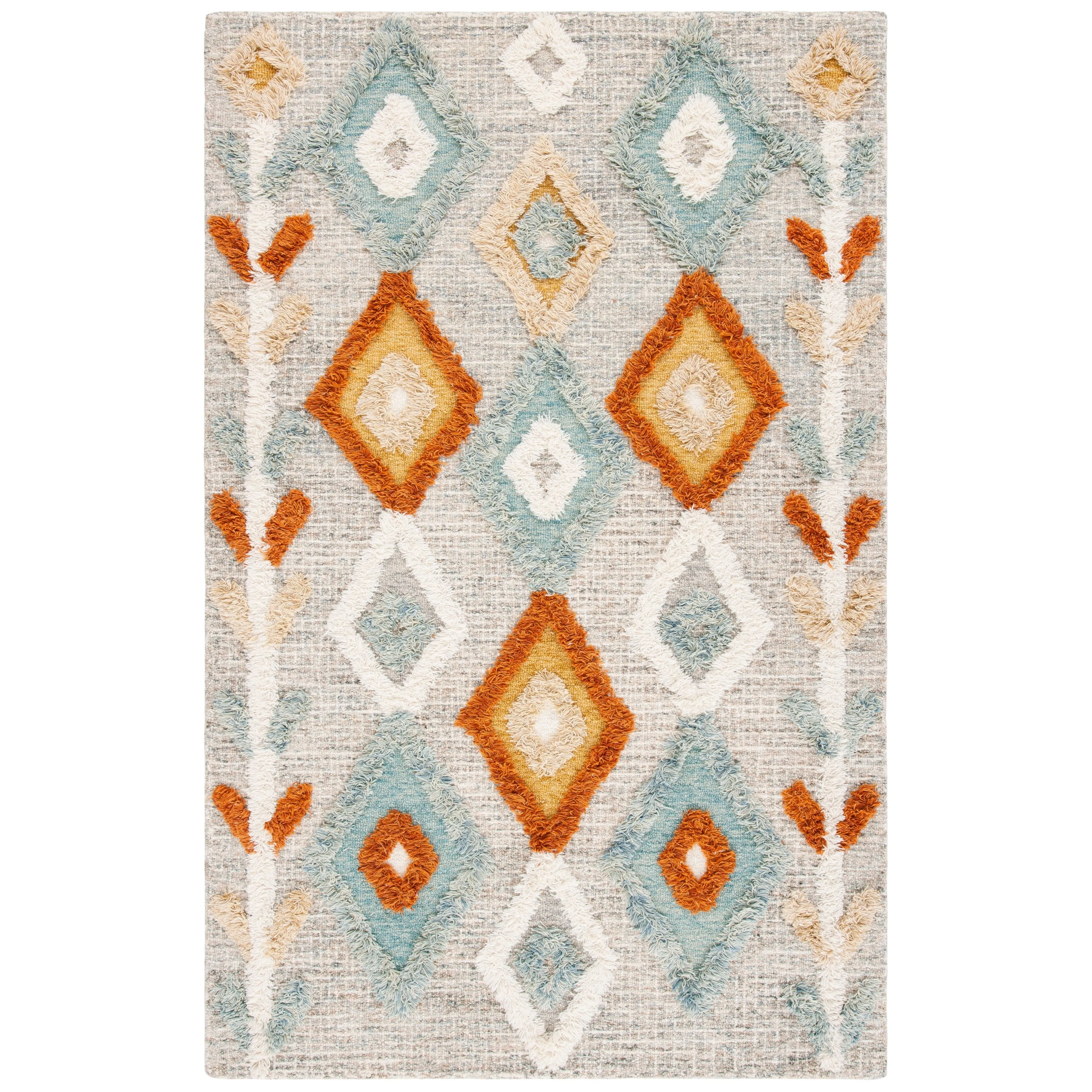 SAFAVIEH Handmade Kenya Klaine Modern Wool Rug