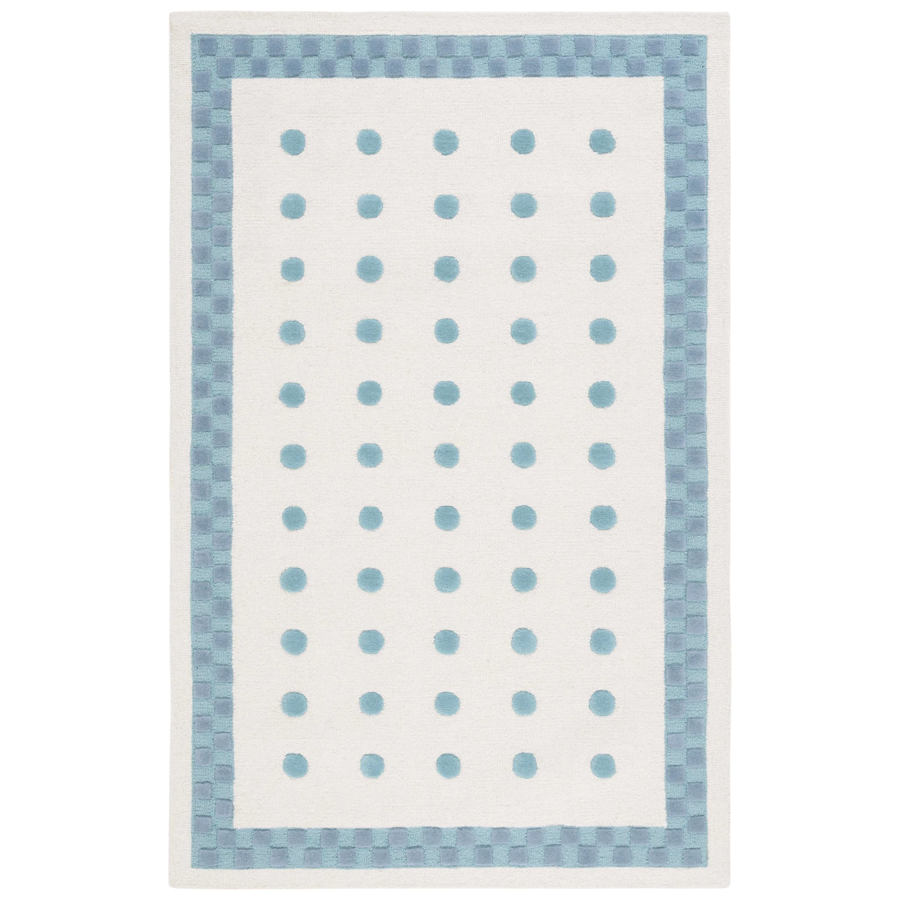SAFAVIEH Handmade Kids Kinsey Dots Wool Rug