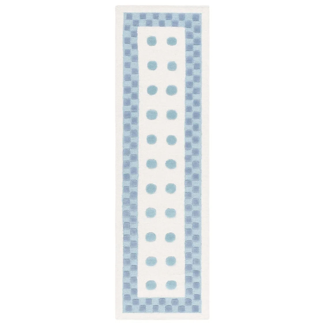 SAFAVIEH Handmade Kids Kinsey Dots Wool Rug