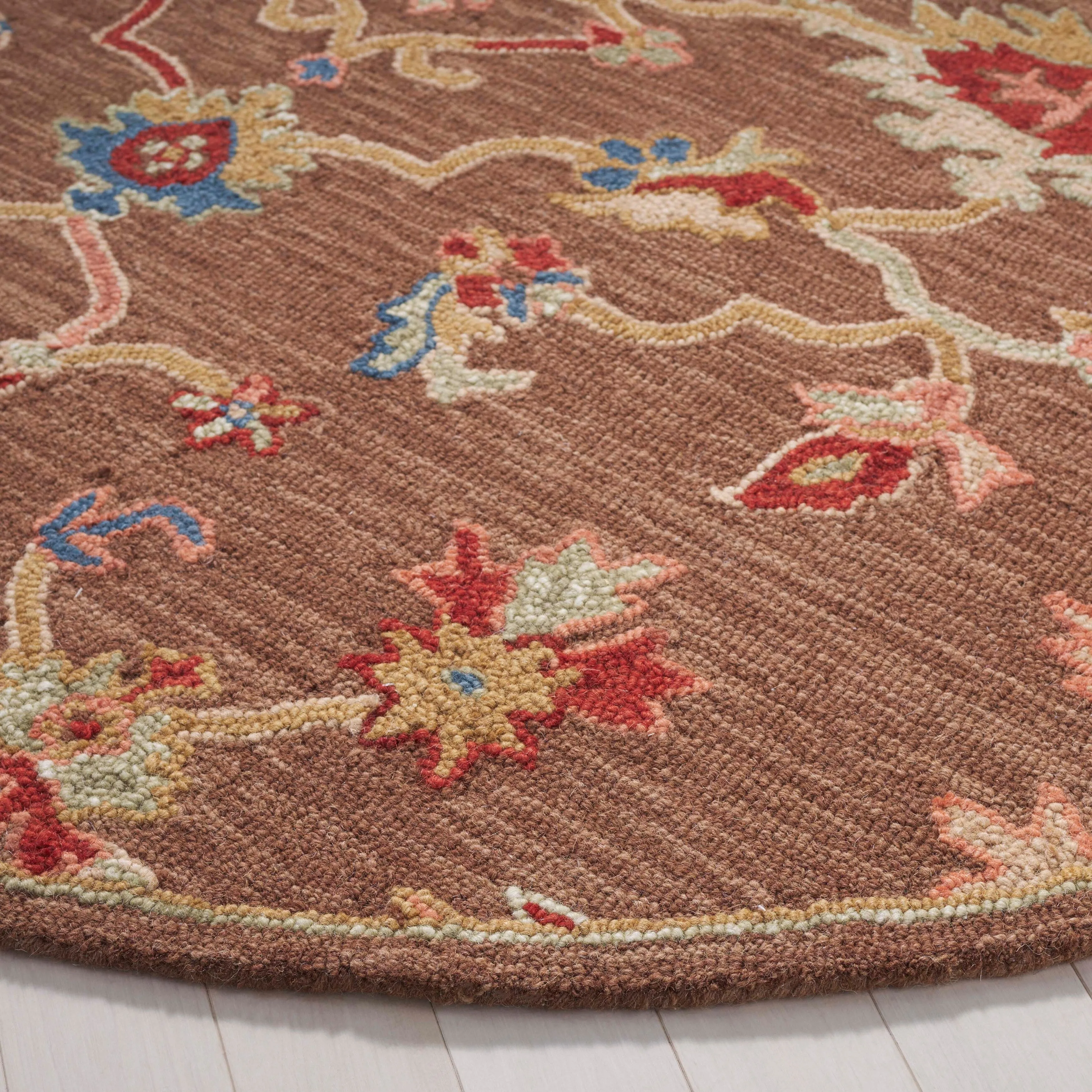 SAFAVIEH Handmade Metro Christele French Country Floral Wool Rug