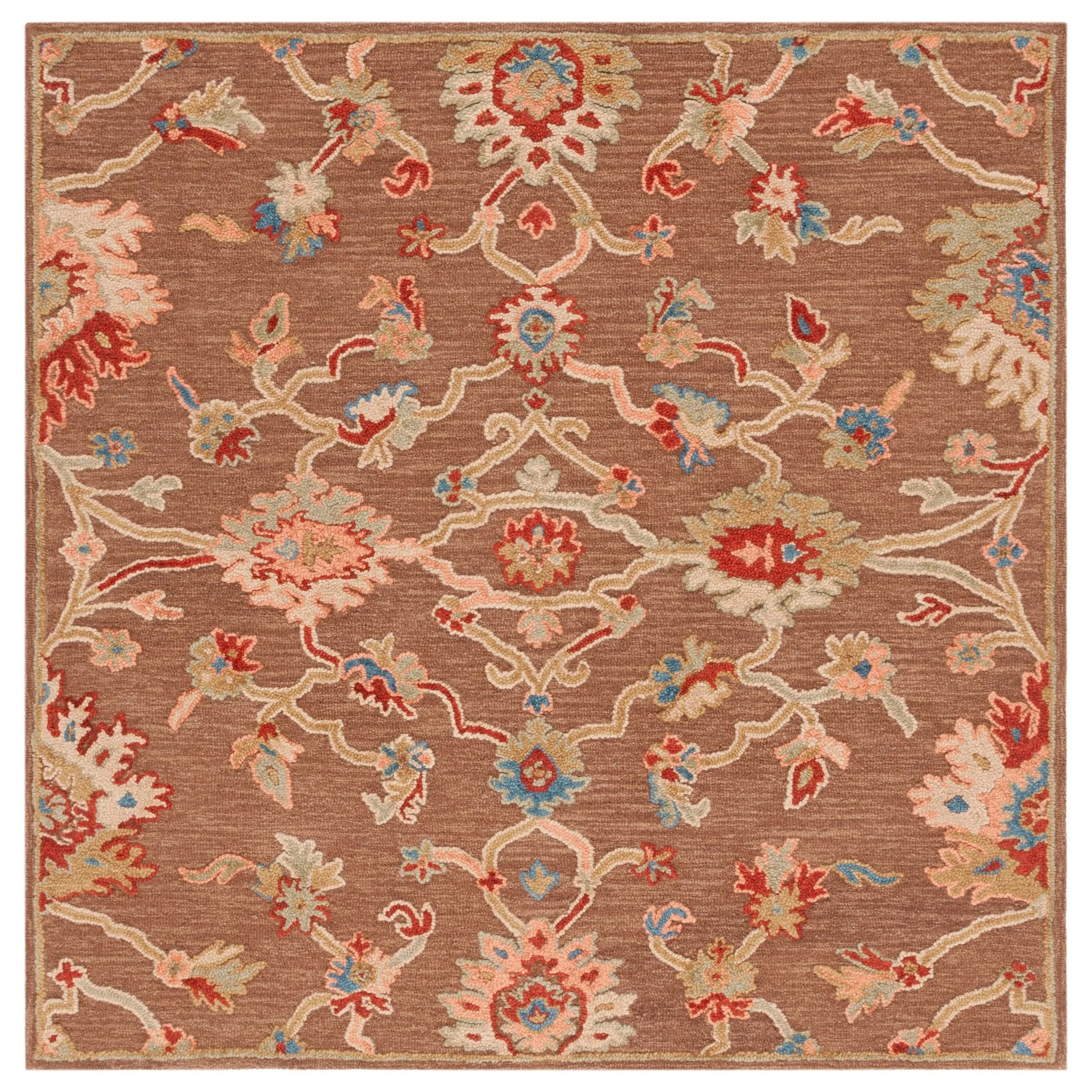 SAFAVIEH Handmade Metro Christele French Country Floral Wool Rug