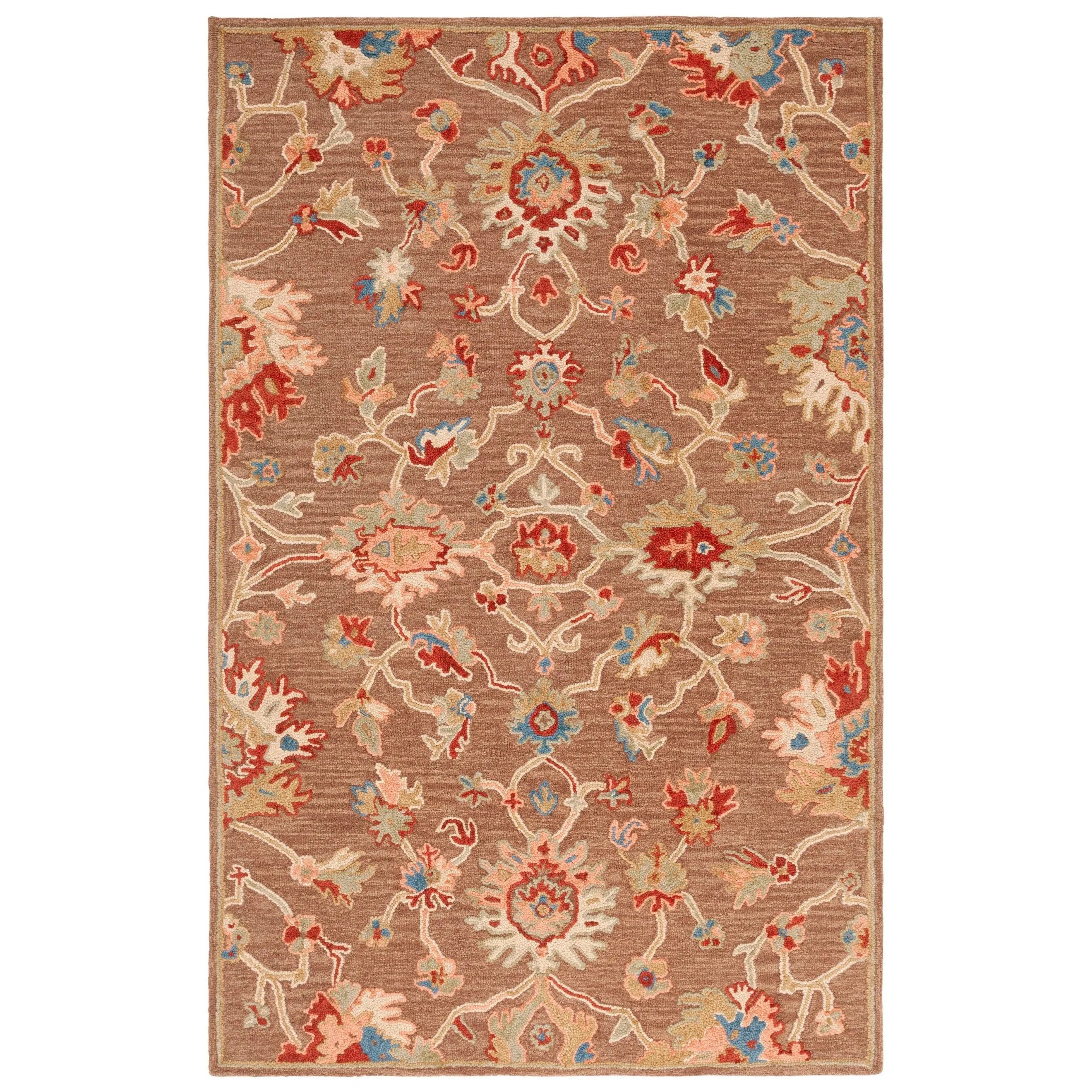 SAFAVIEH Handmade Metro Christele French Country Floral Wool Rug