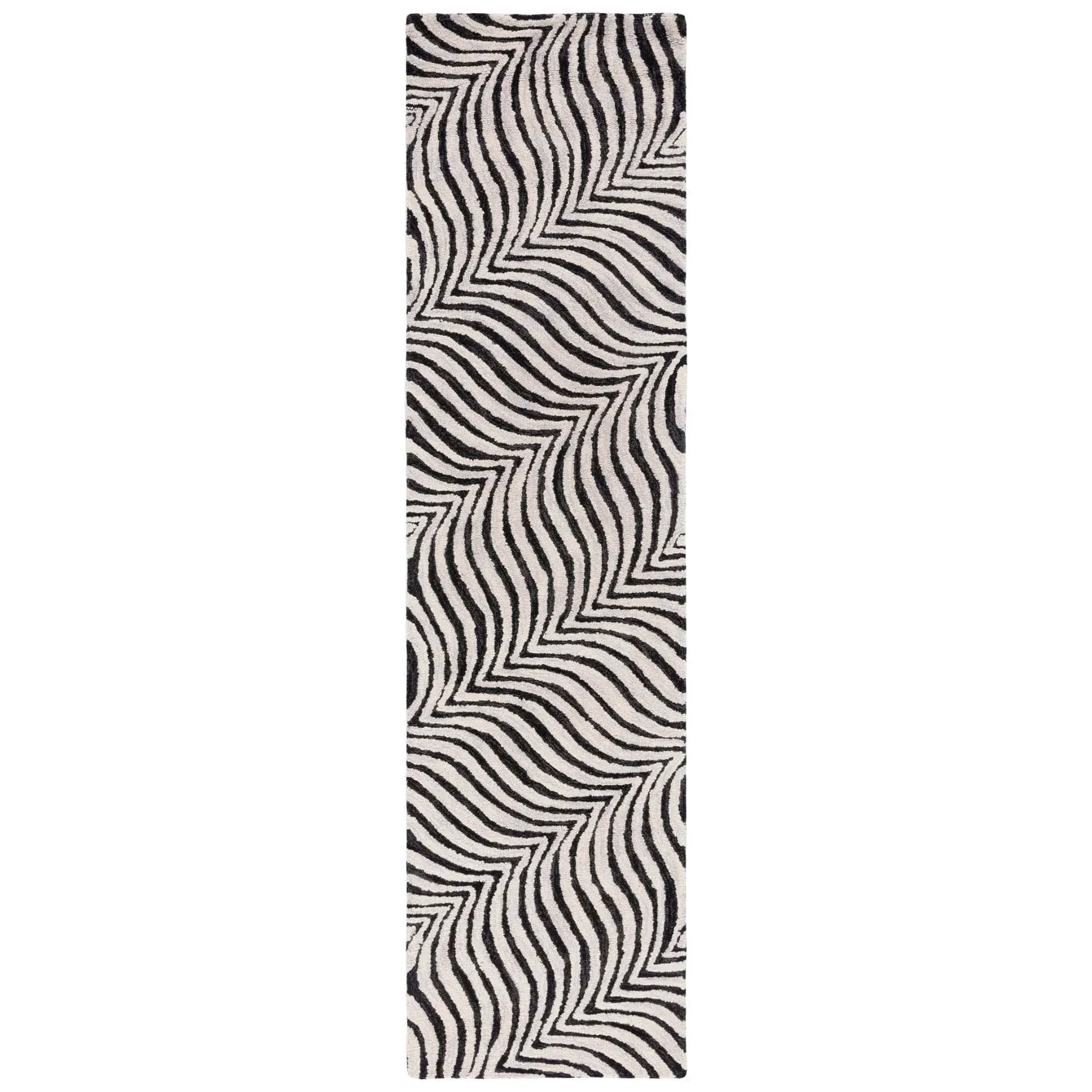 SAFAVIEH Handmade Metro Epiphanie Stripe Wool Rug