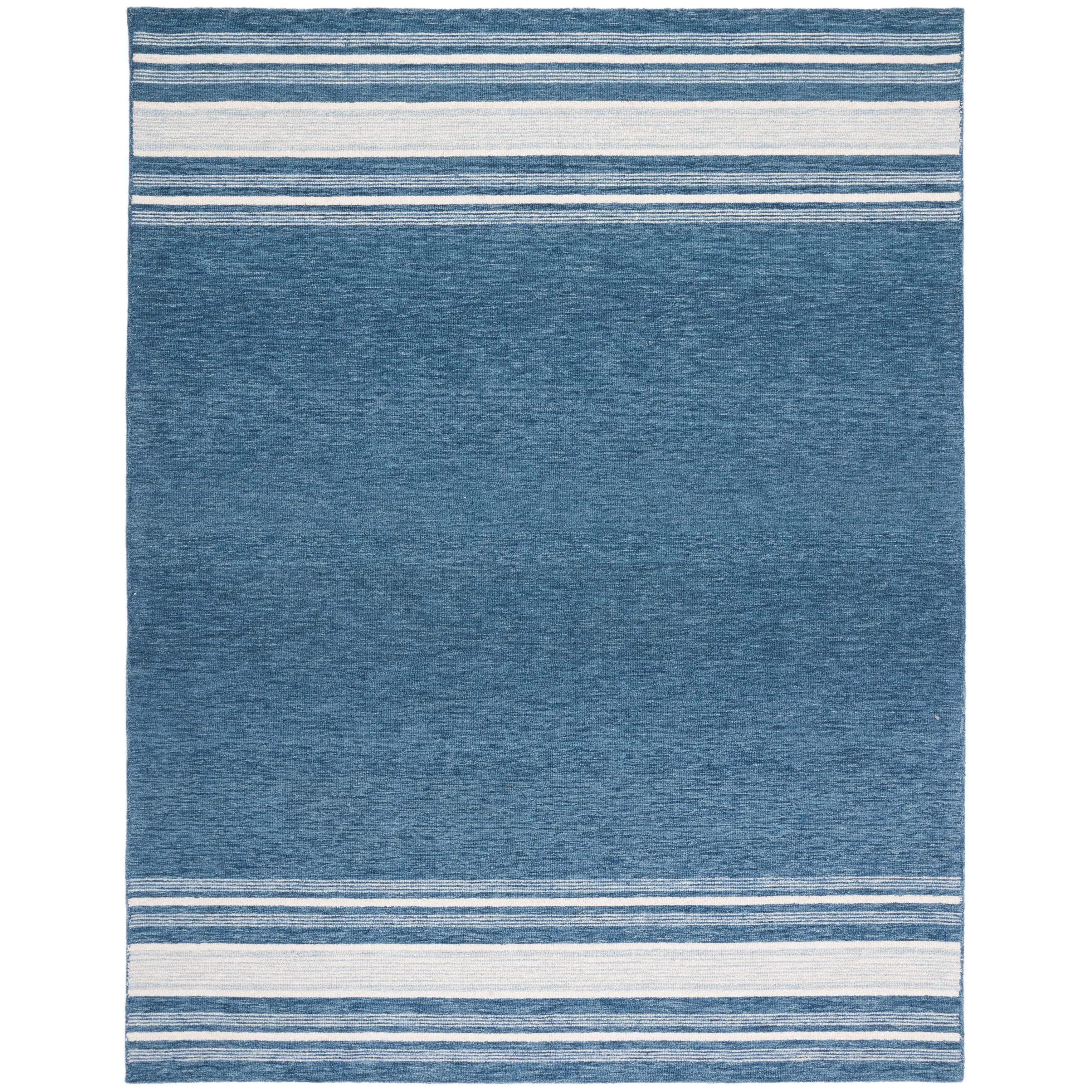 SAFAVIEH Handmade Metro Kikuko Stripe Wool Rug