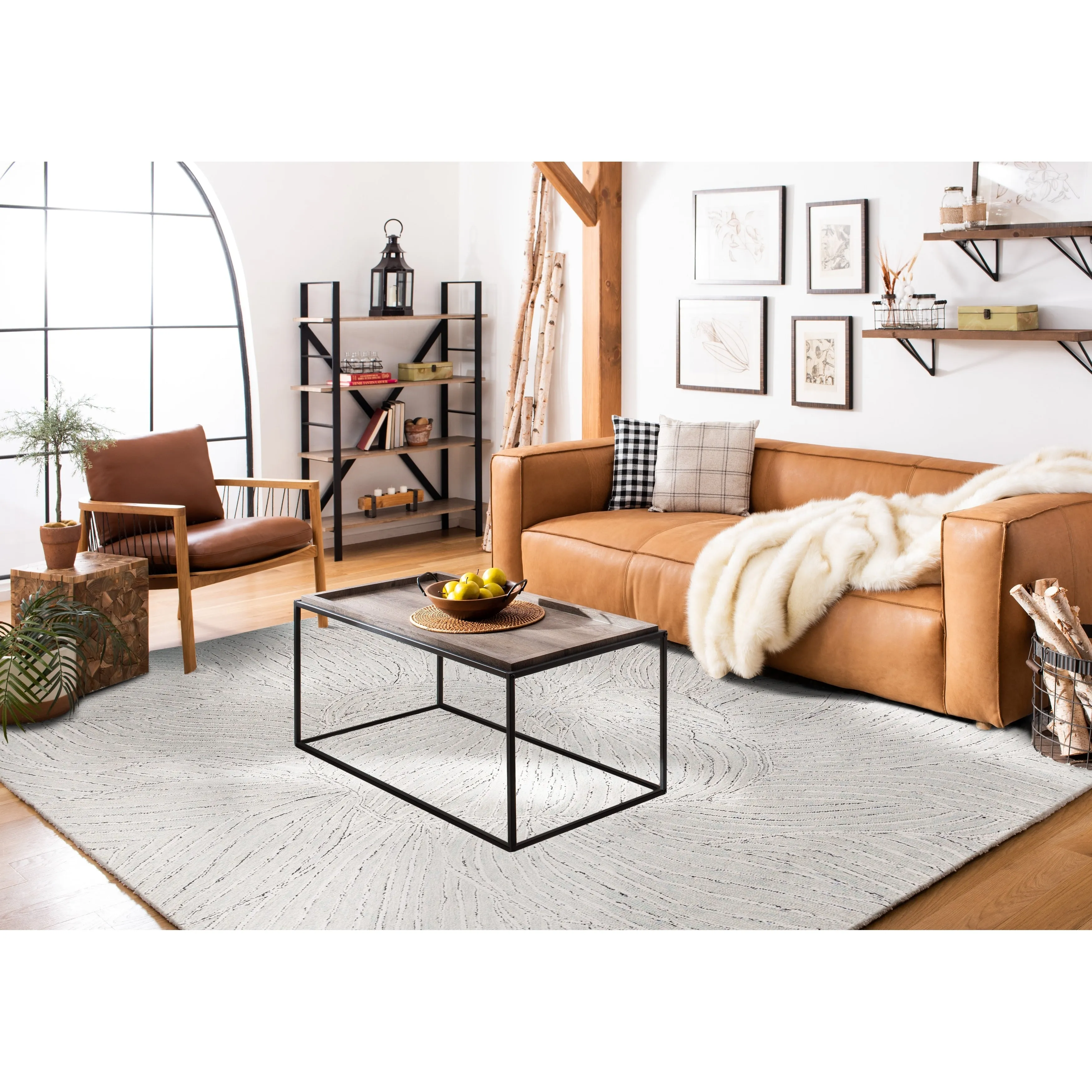 SAFAVIEH Handmade Metro Madlene Abstract Floral Wool Rug