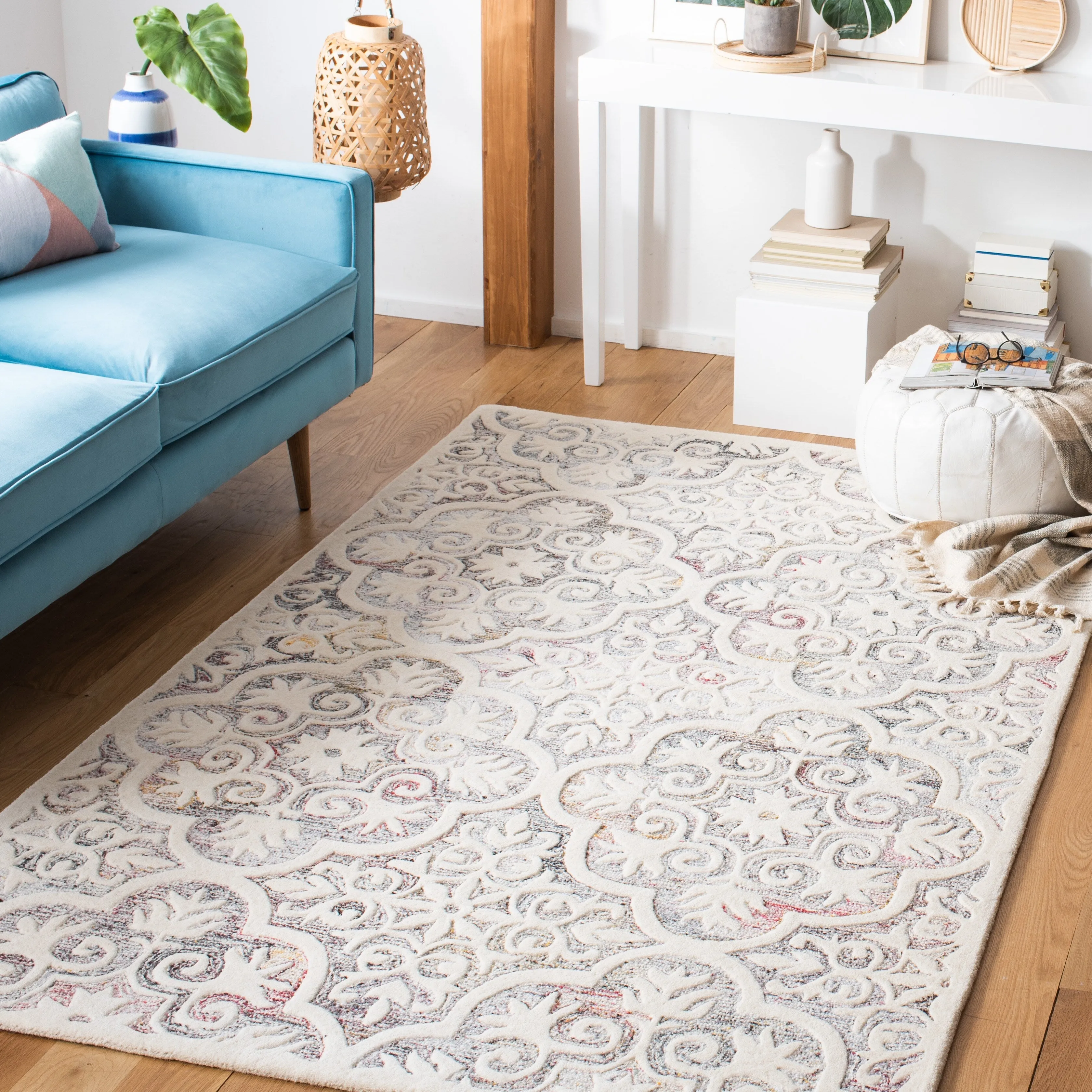 SAFAVIEH Handmade Metro Raphy French Country Wool Rug