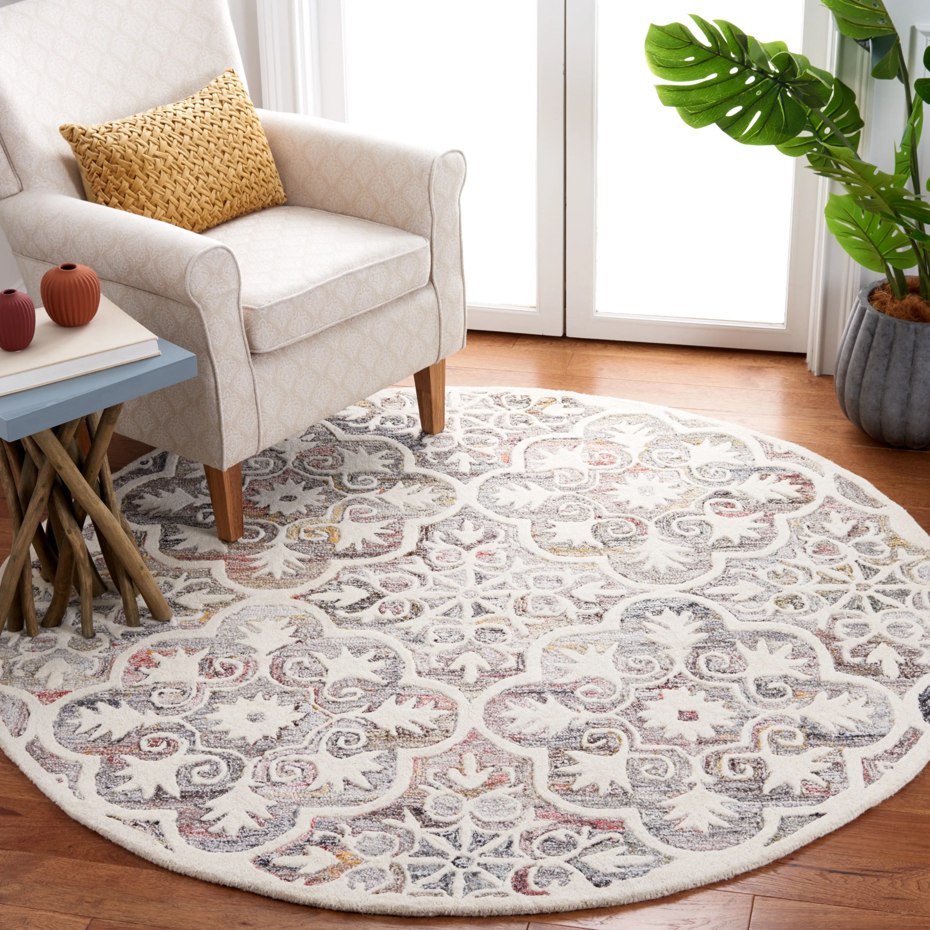 SAFAVIEH Handmade Metro Raphy French Country Wool Rug