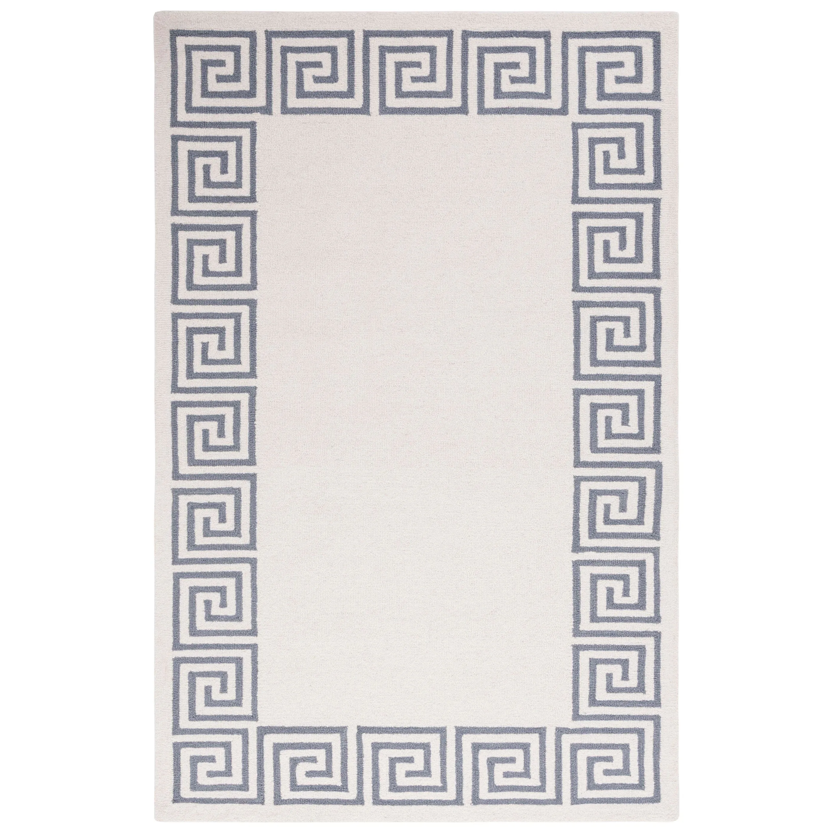SAFAVIEH Handmade Metro Saeko Greek Key Border Wool Rug