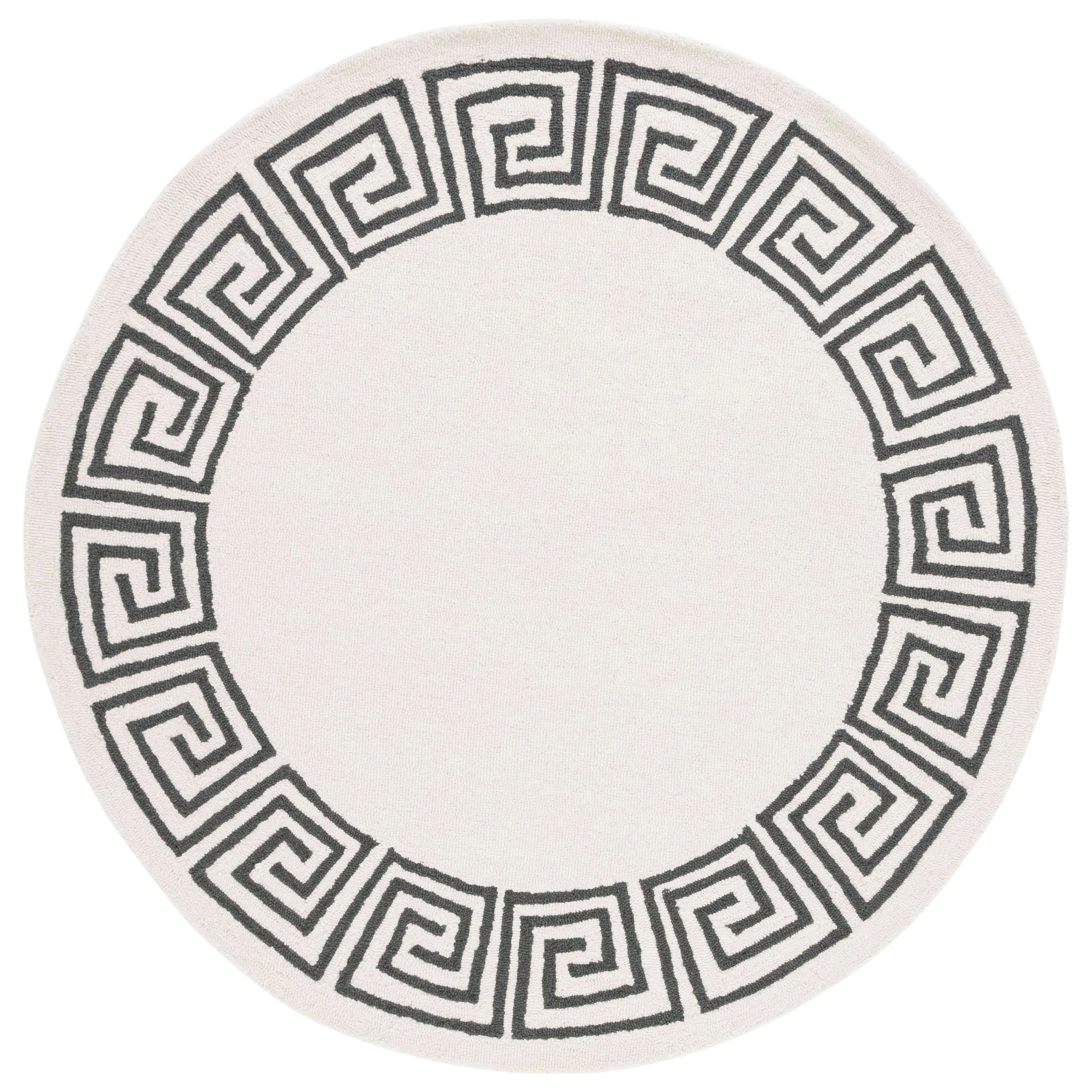 SAFAVIEH Handmade Metro Saeko Greek Key Border Wool Rug