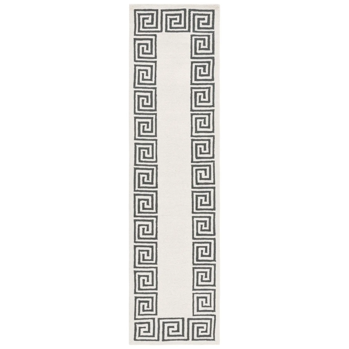 SAFAVIEH Handmade Metro Saeko Greek Key Border Wool Rug