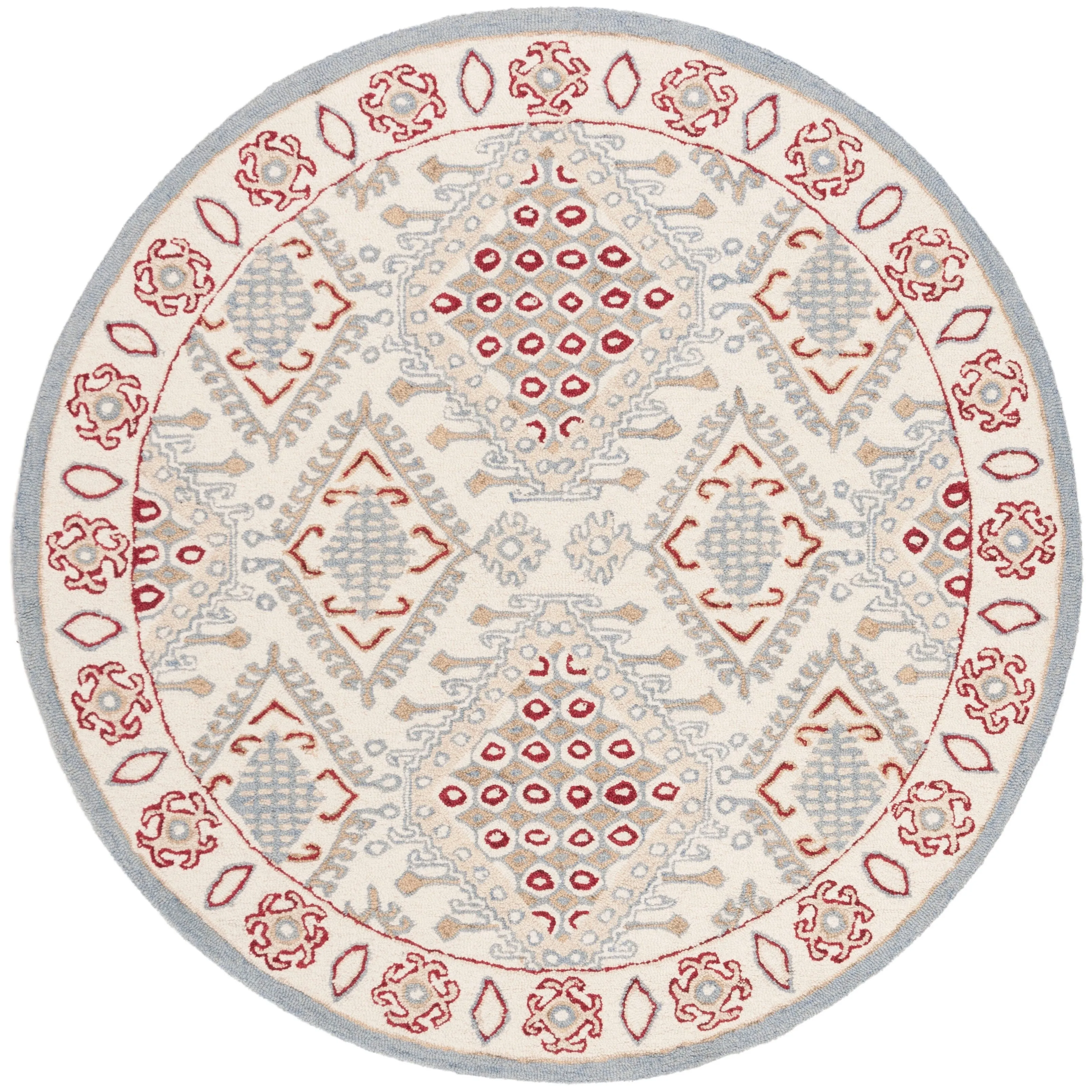 SAFAVIEH Handmade Micro-Loop Anouschka Wool Rug
