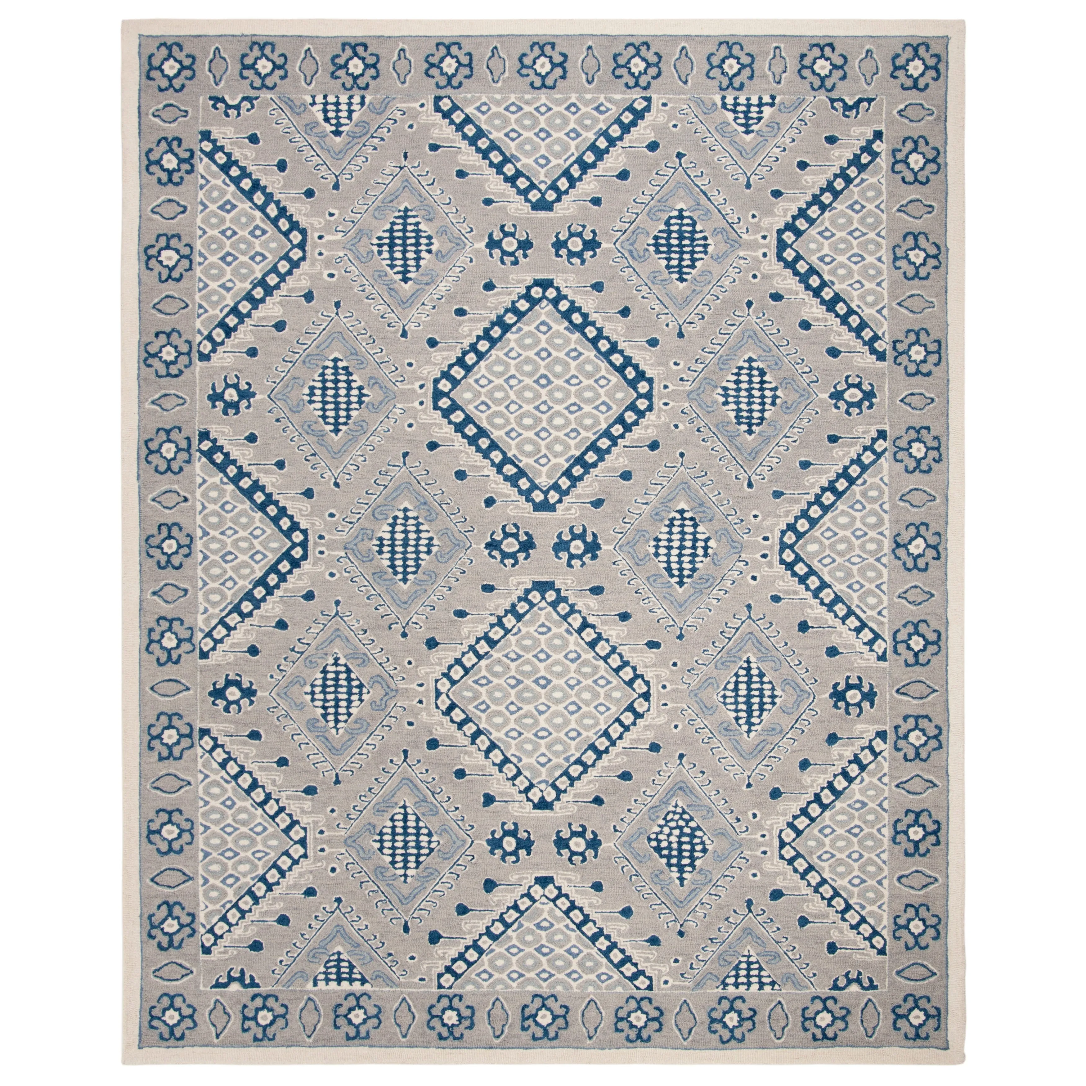 SAFAVIEH Handmade Micro-Loop Anouschka Wool Rug