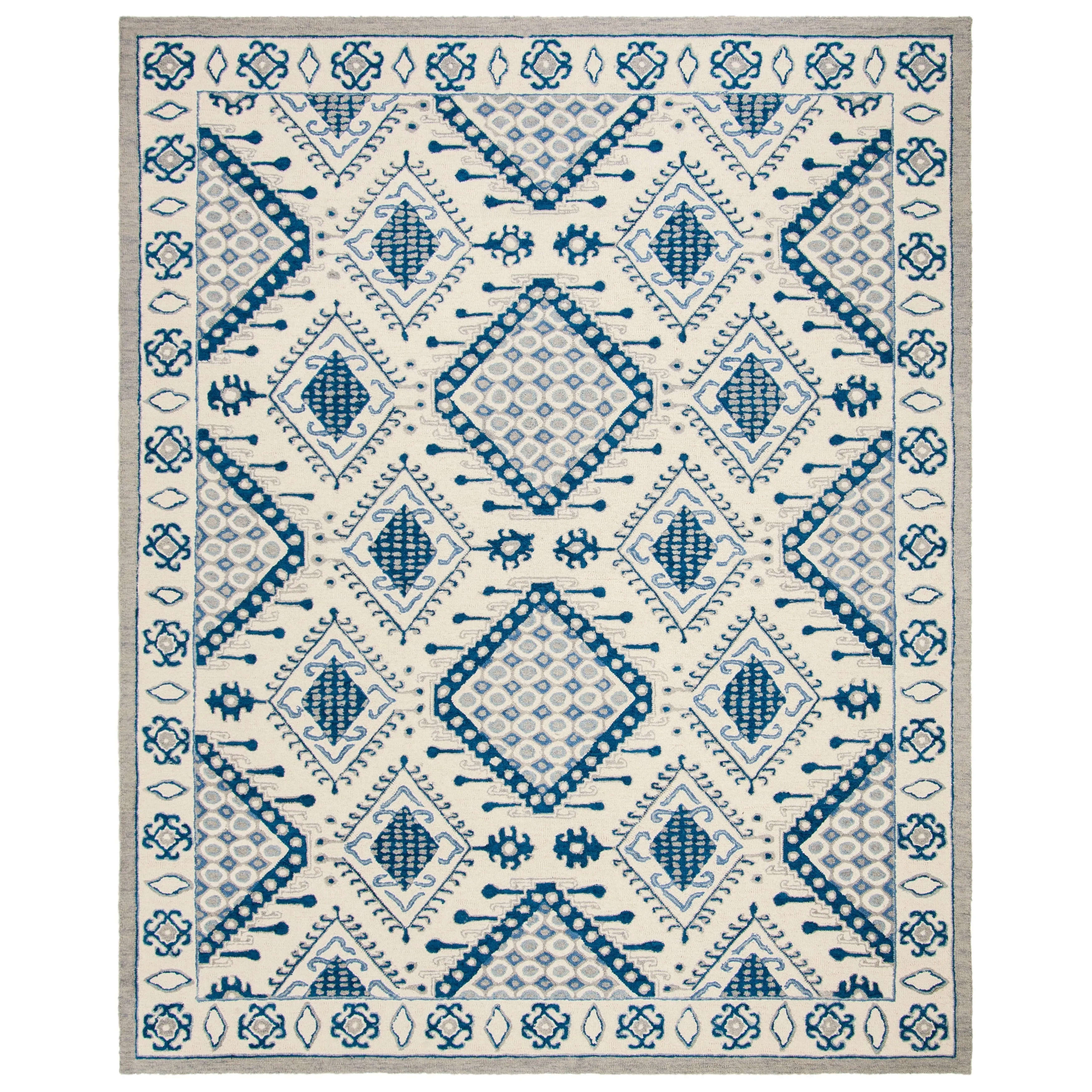 SAFAVIEH Handmade Micro-Loop Anouschka Wool Rug