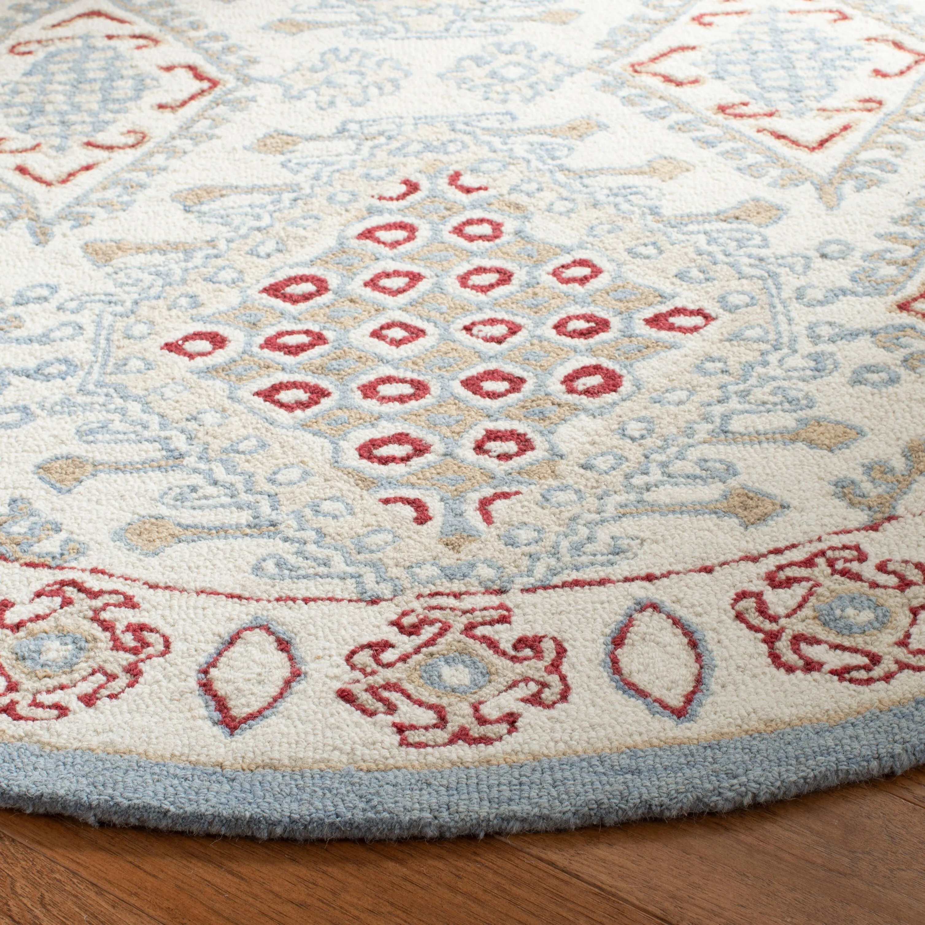 SAFAVIEH Handmade Micro-Loop Anouschka Wool Rug