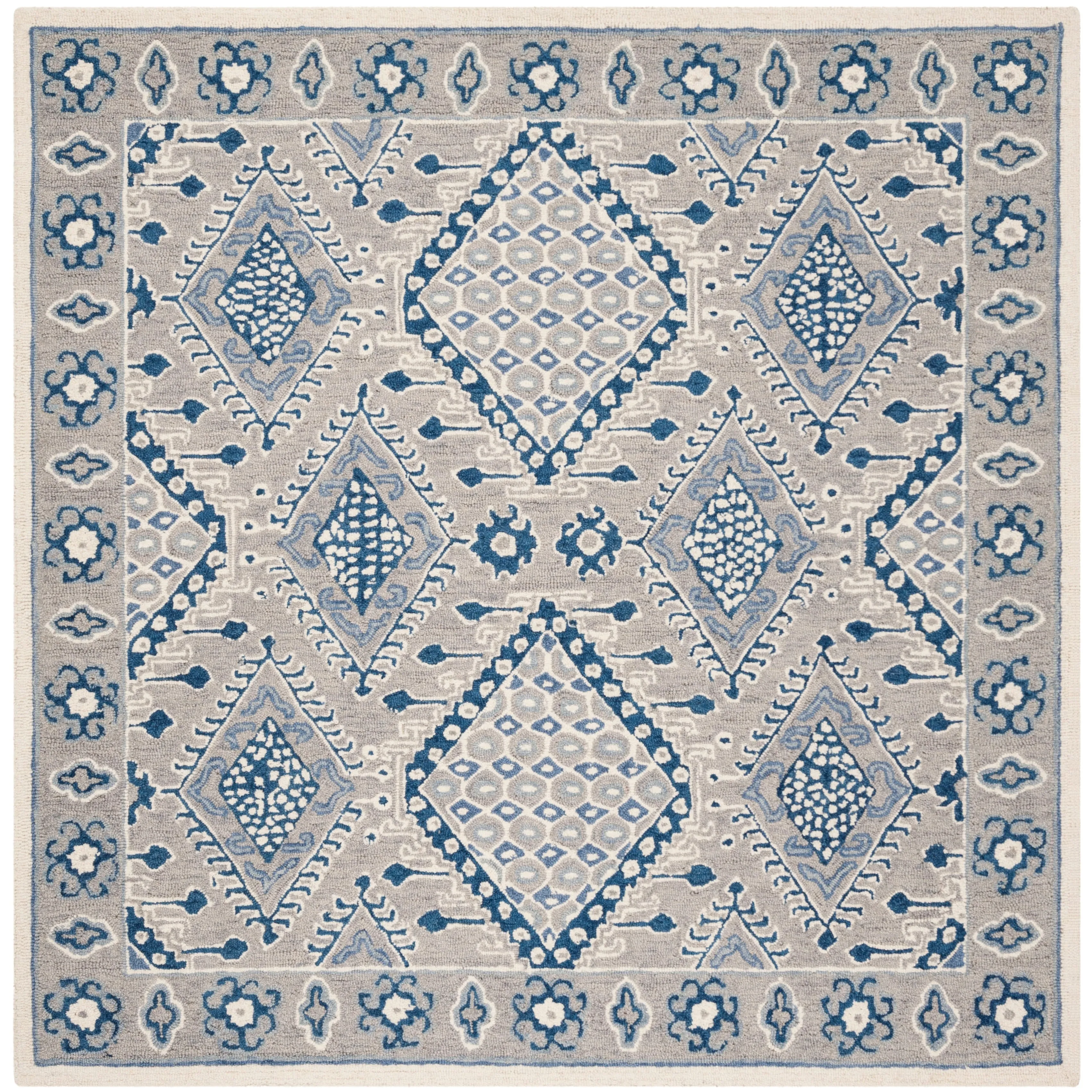 SAFAVIEH Handmade Micro-Loop Anouschka Wool Rug