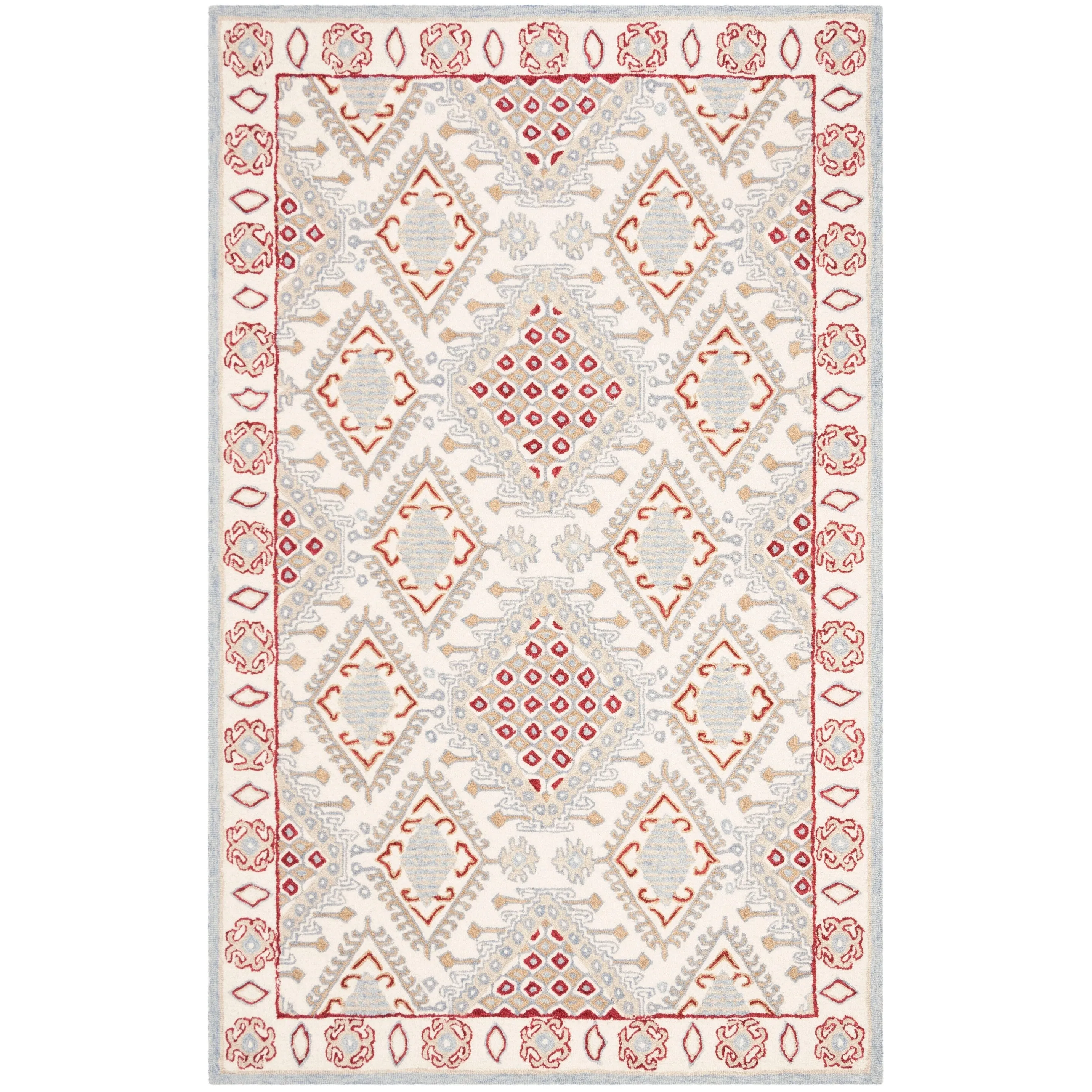 SAFAVIEH Handmade Micro-Loop Anouschka Wool Rug