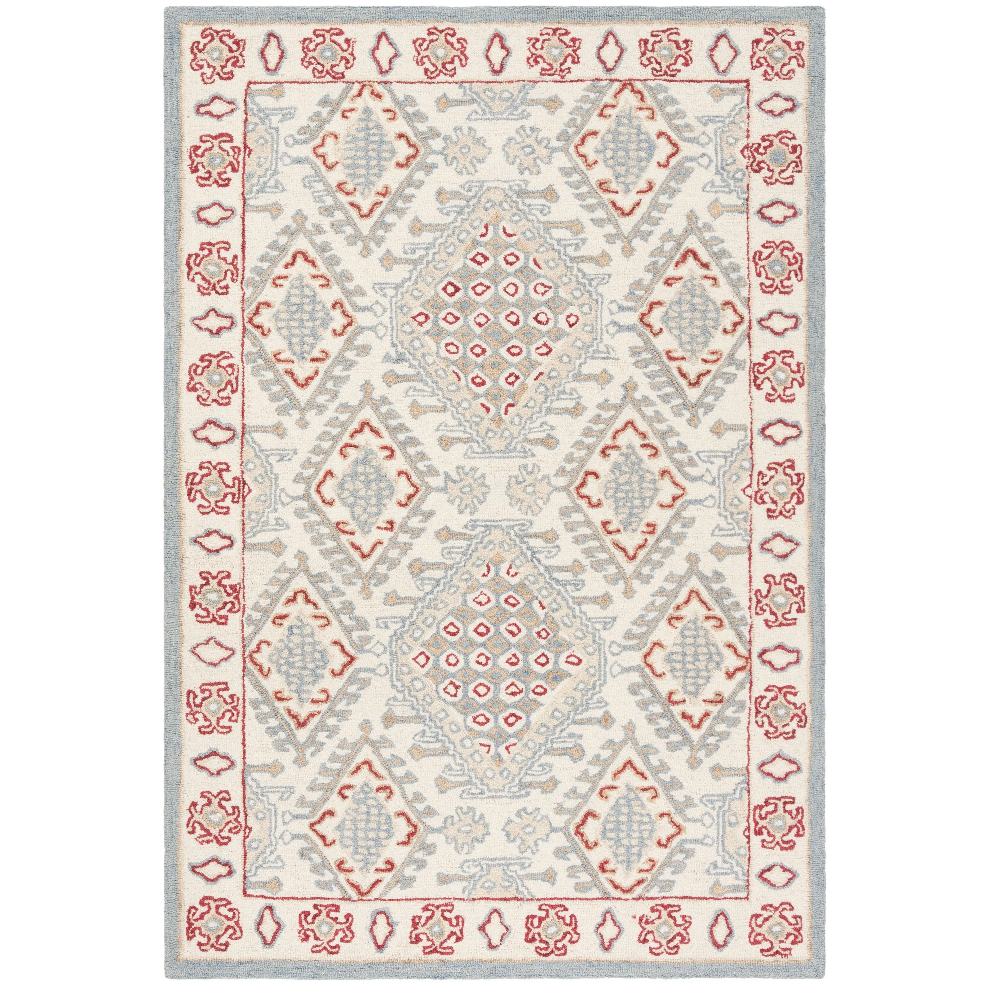 SAFAVIEH Handmade Micro-Loop Anouschka Wool Rug