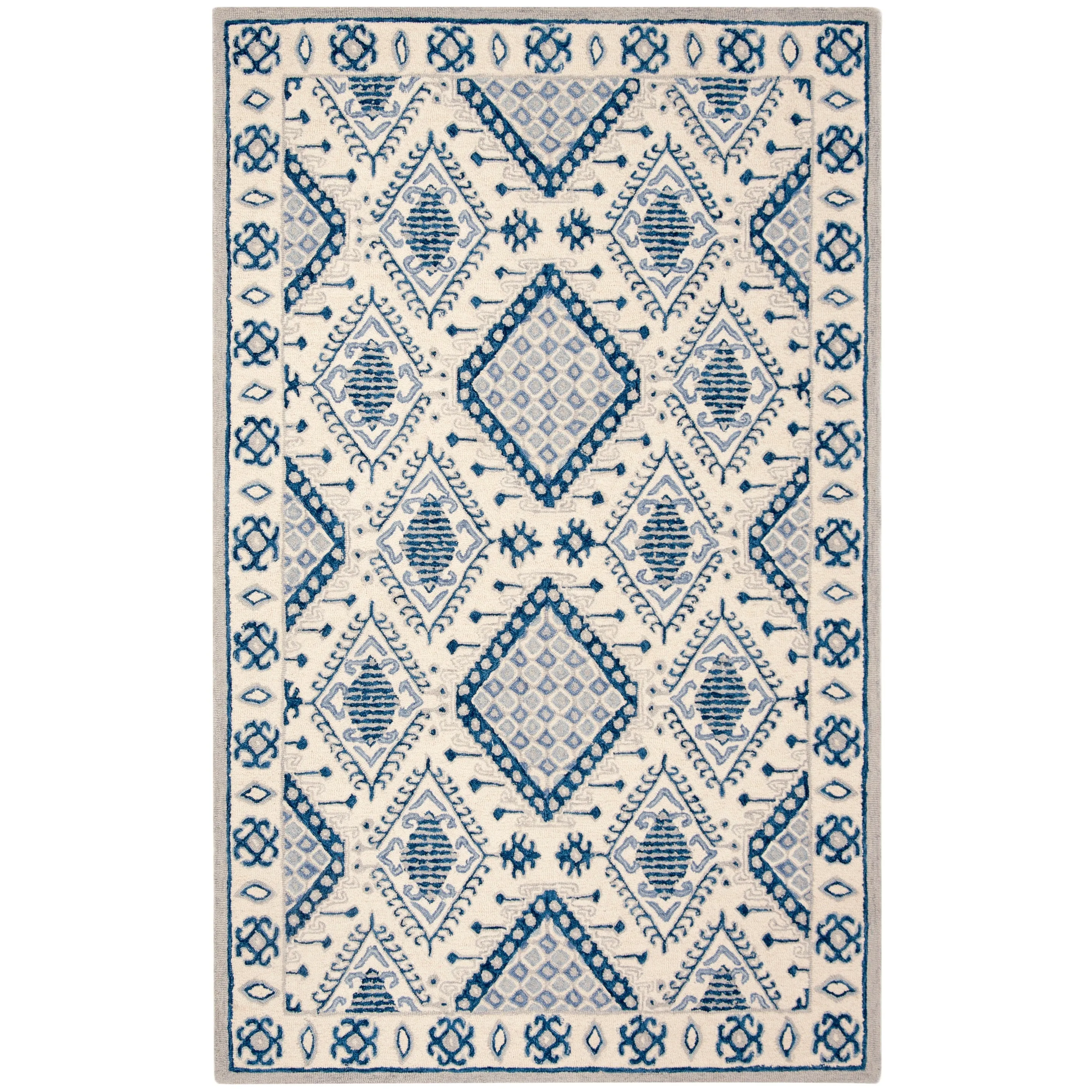 SAFAVIEH Handmade Micro-Loop Anouschka Wool Rug