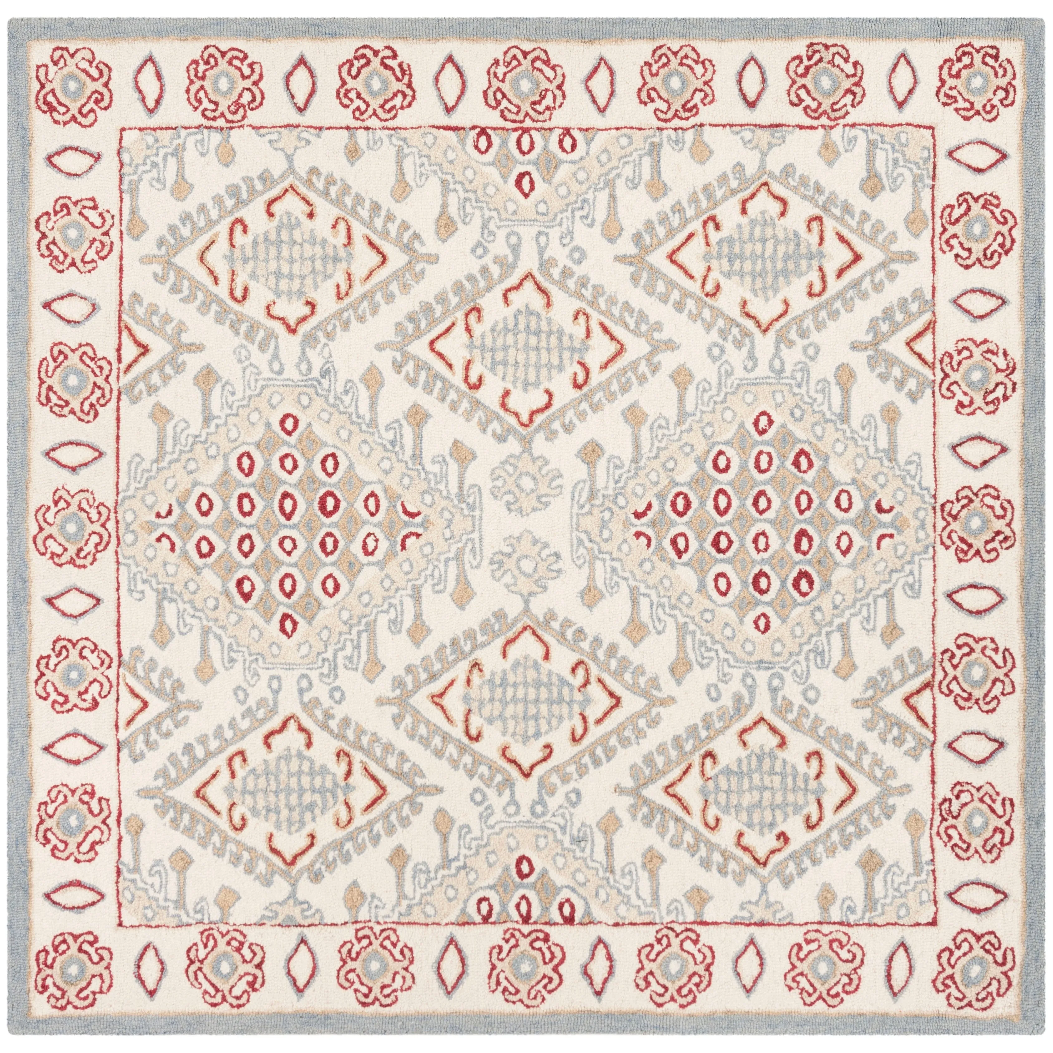 SAFAVIEH Handmade Micro-Loop Anouschka Wool Rug