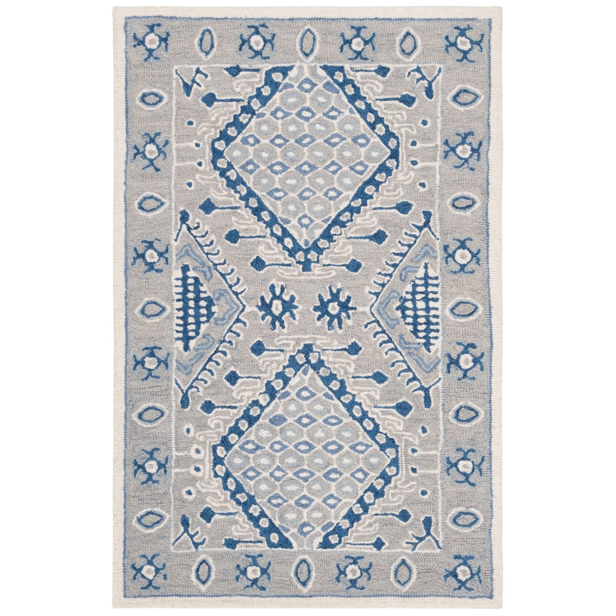 SAFAVIEH Handmade Micro-Loop Anouschka Wool Rug