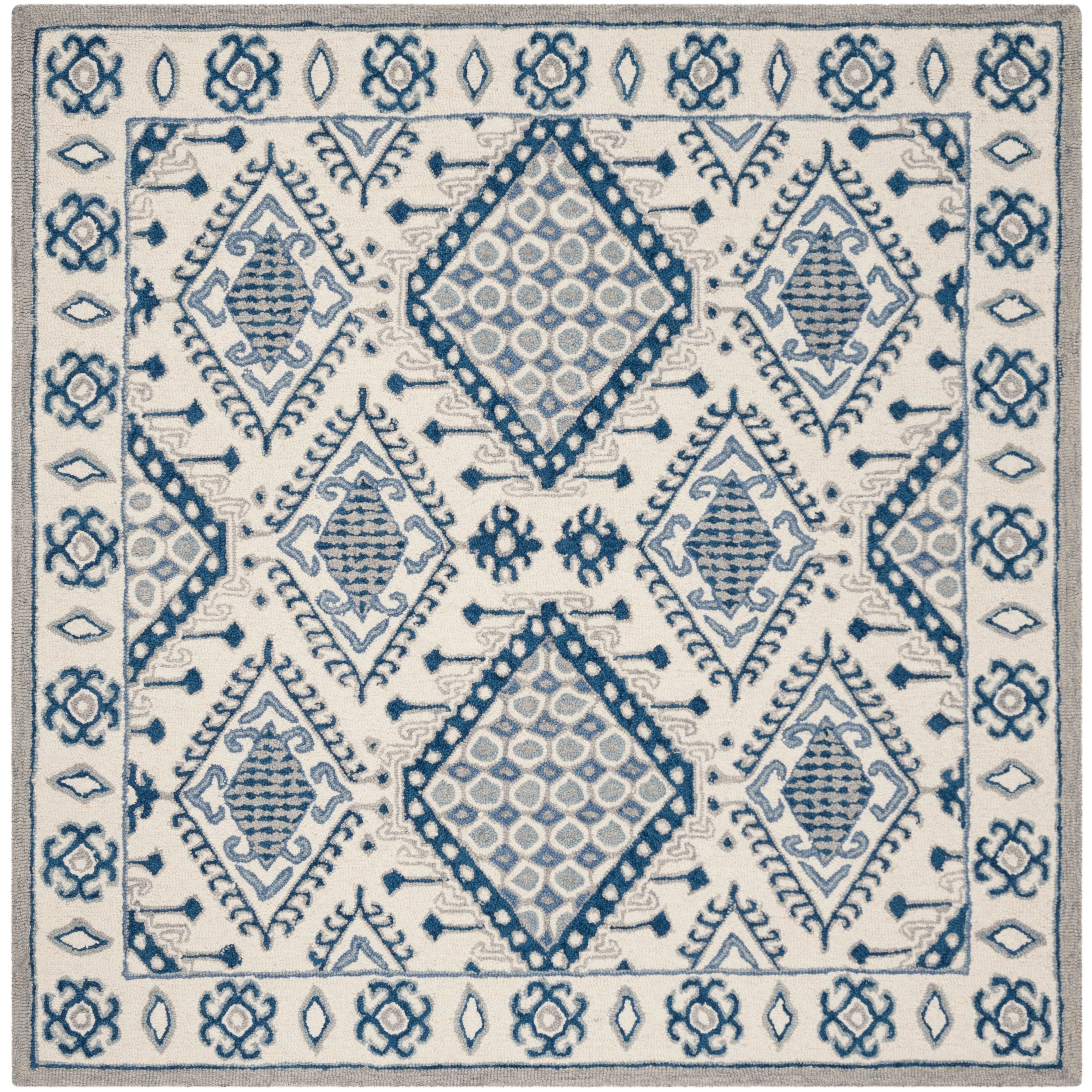 SAFAVIEH Handmade Micro-Loop Anouschka Wool Rug