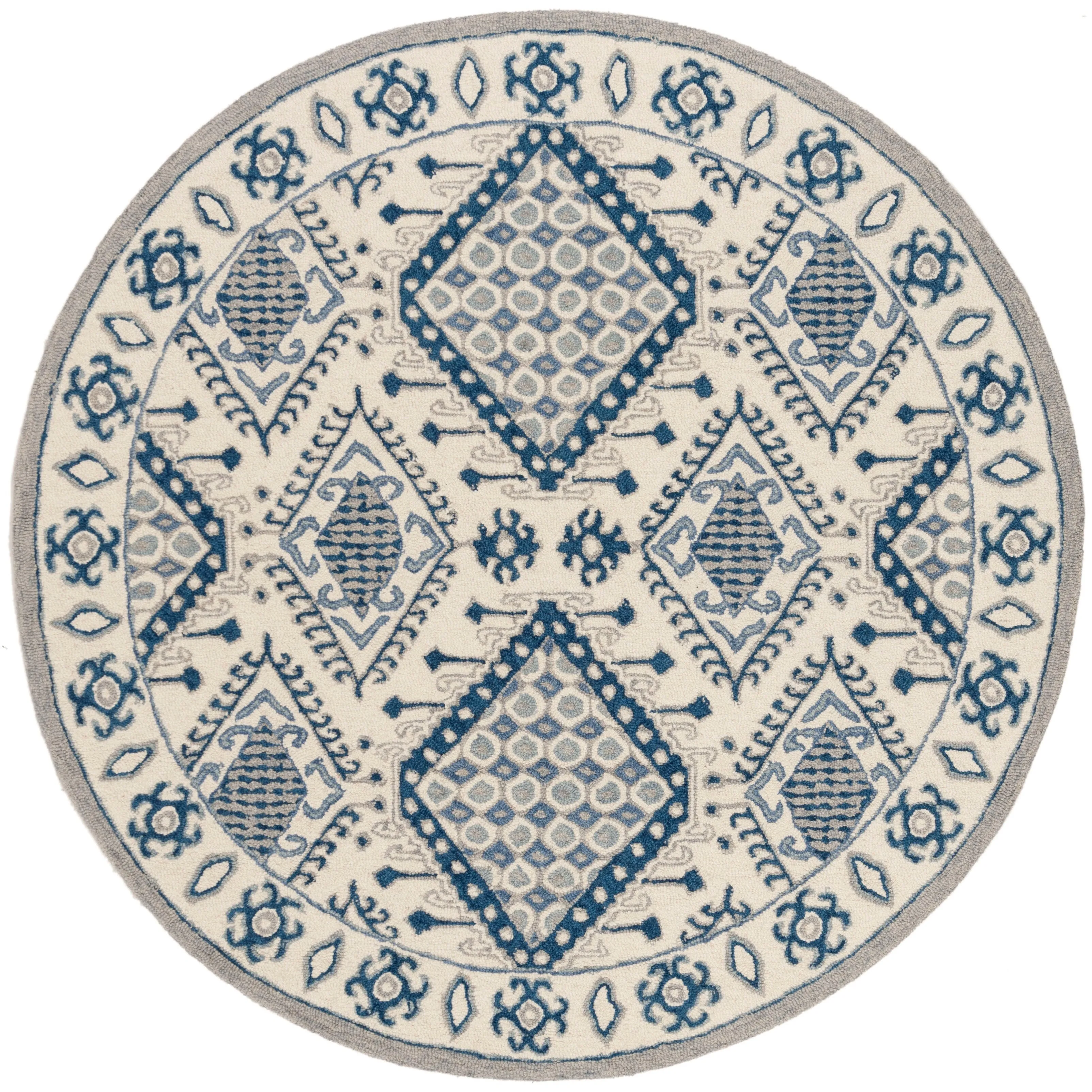SAFAVIEH Handmade Micro-Loop Anouschka Wool Rug