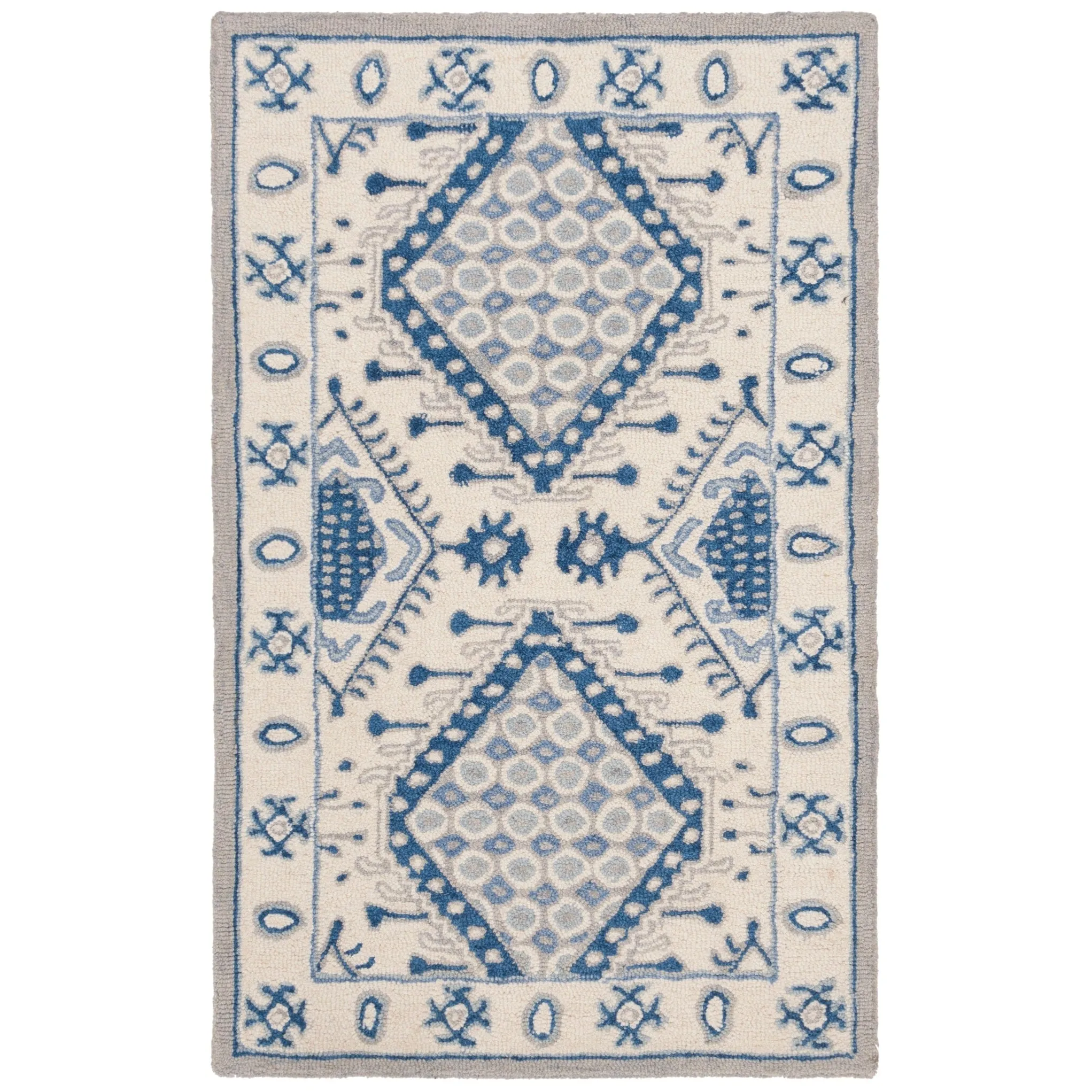 SAFAVIEH Handmade Micro-Loop Anouschka Wool Rug