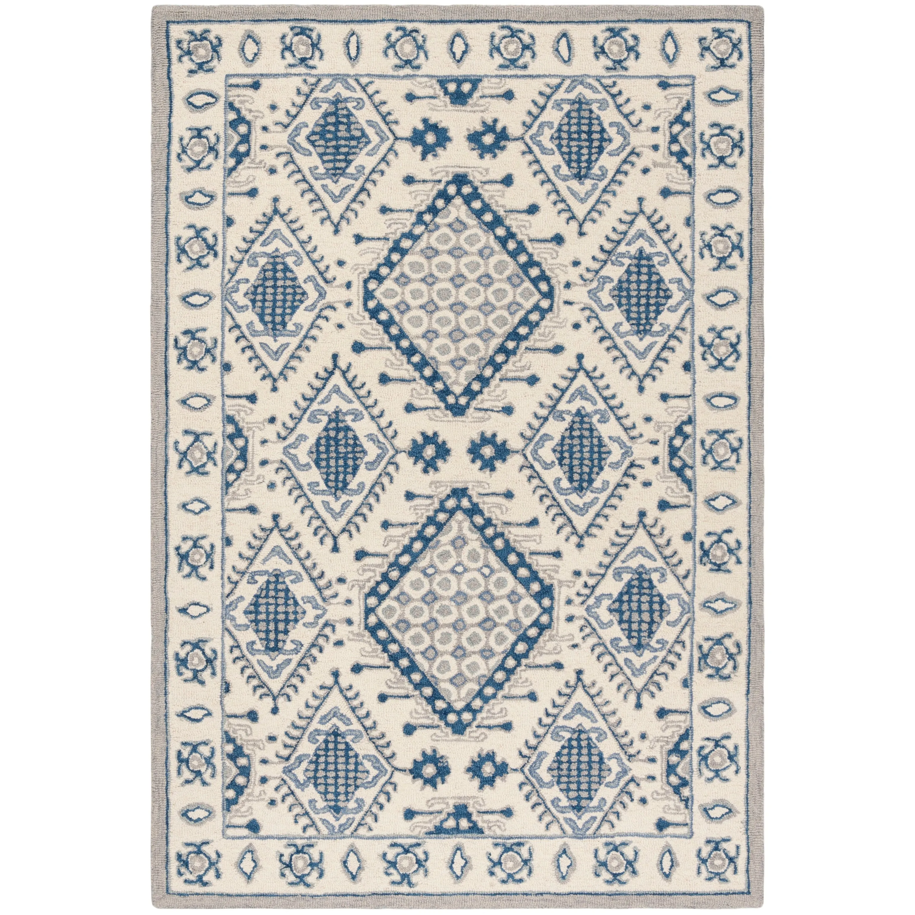 SAFAVIEH Handmade Micro-Loop Anouschka Wool Rug