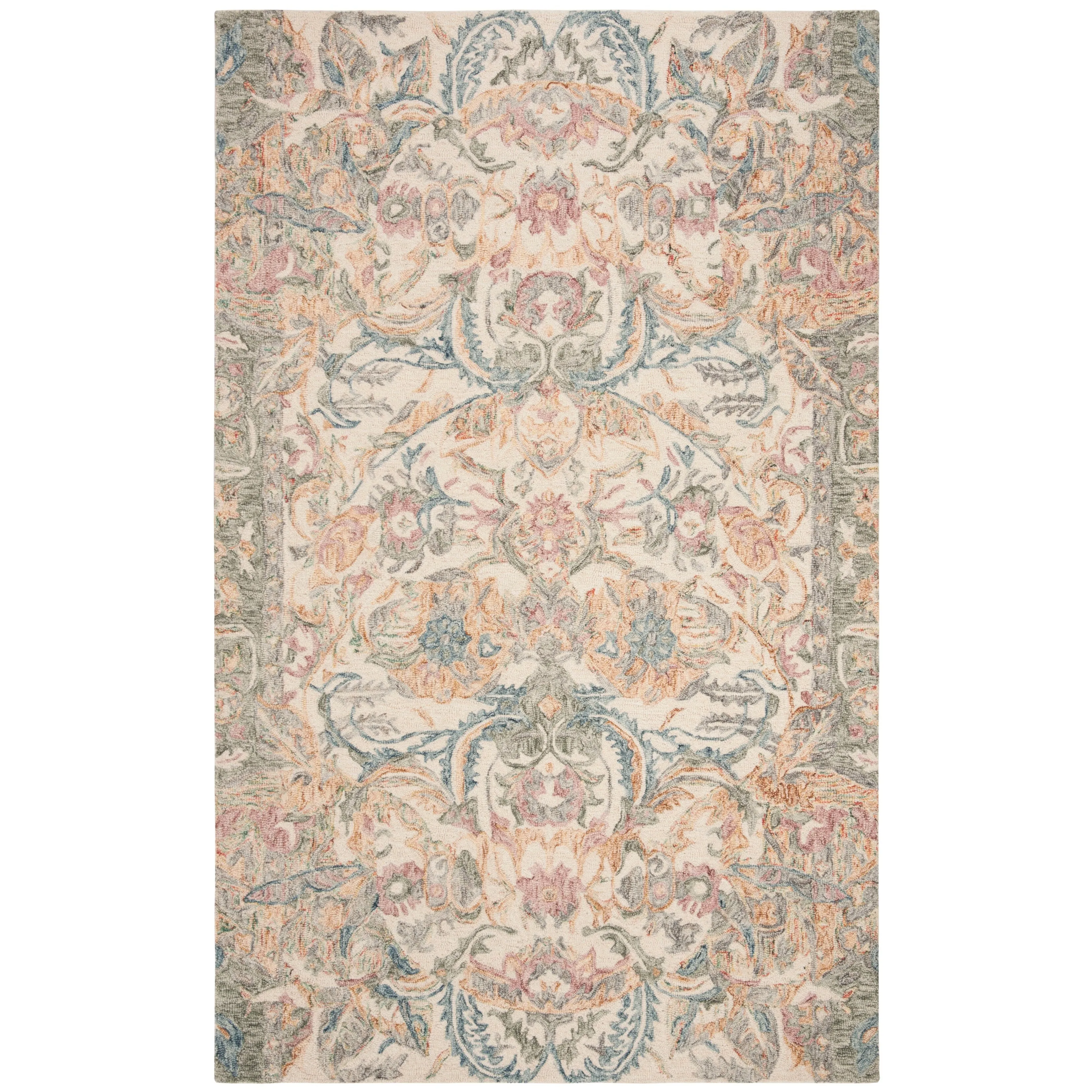 SAFAVIEH Handmade Micro-Loop Synnove Wool Rug