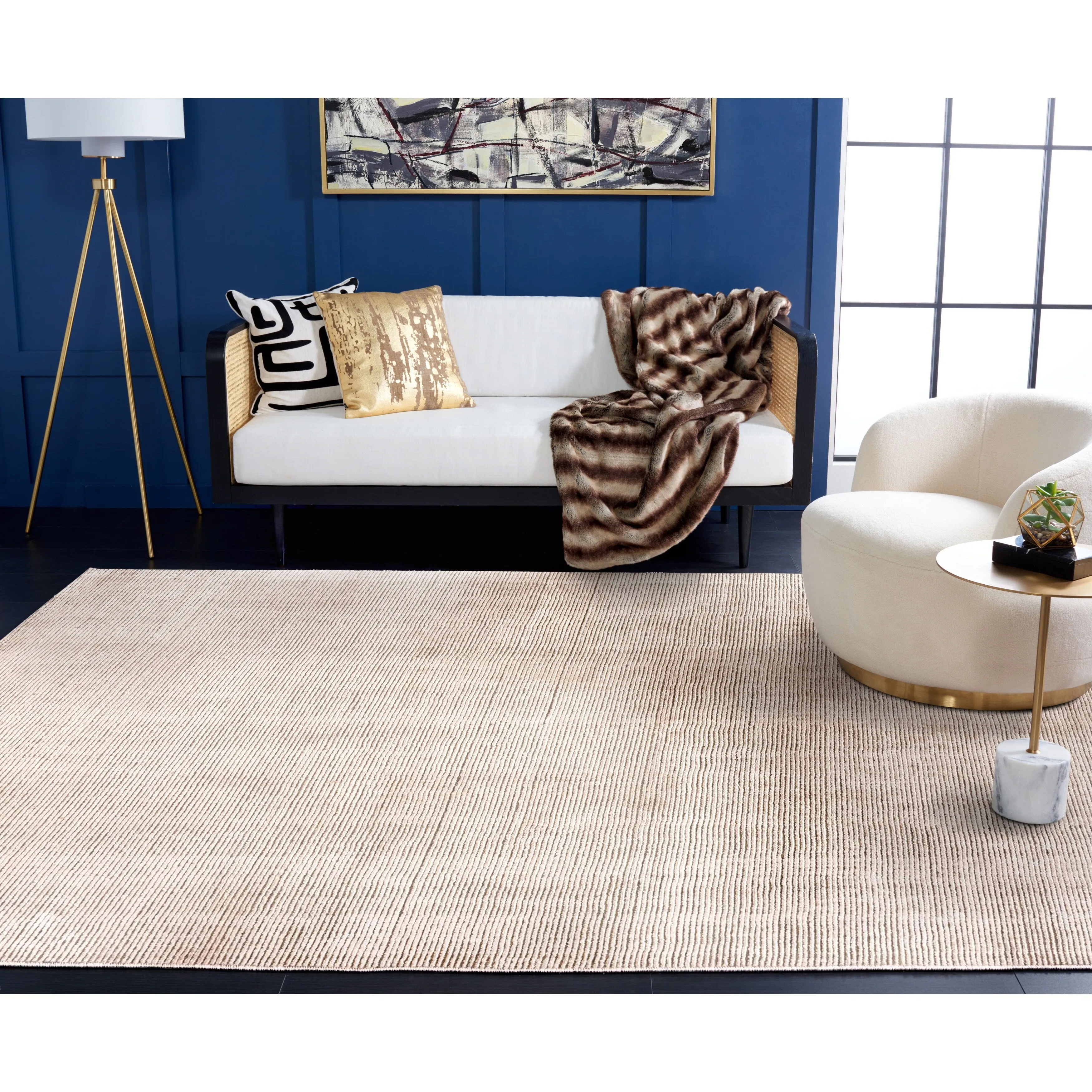 SAFAVIEH Handmade Mirage Helly Modern Abstract Viscose Rug
