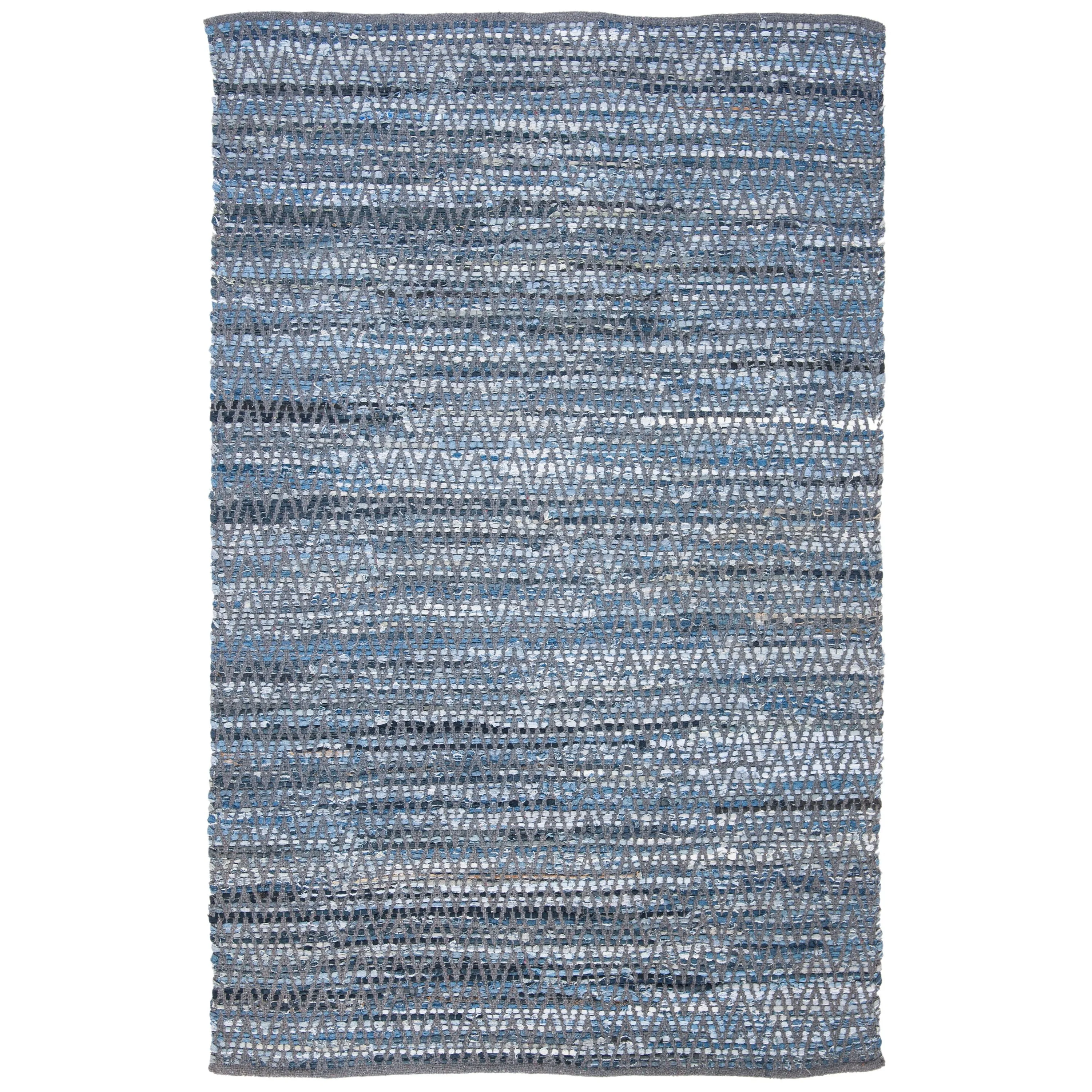 SAFAVIEH Handmade Montauk Diamond Sisal Casual Geometric Cotton Rug