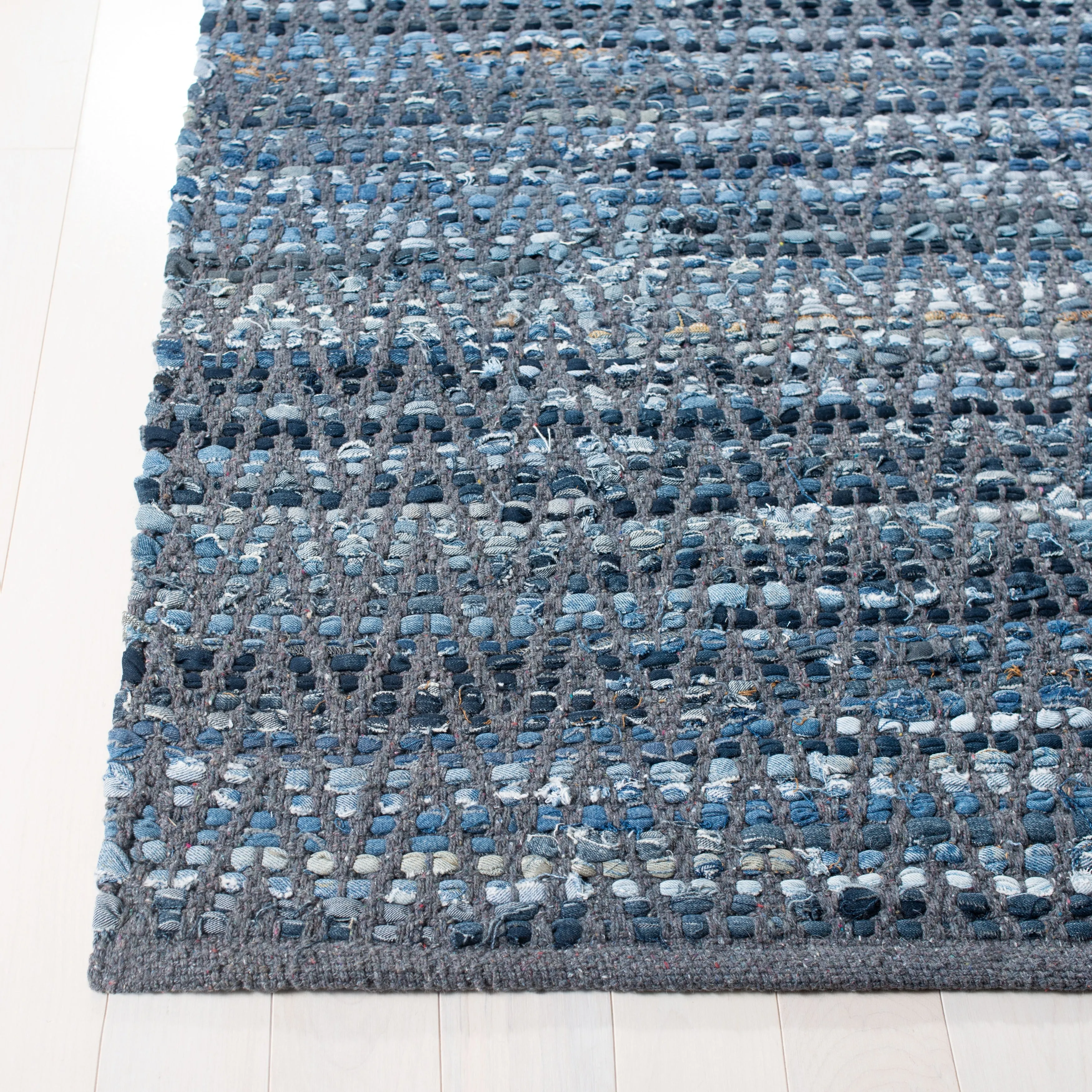 SAFAVIEH Handmade Montauk Diamond Sisal Casual Geometric Cotton Rug