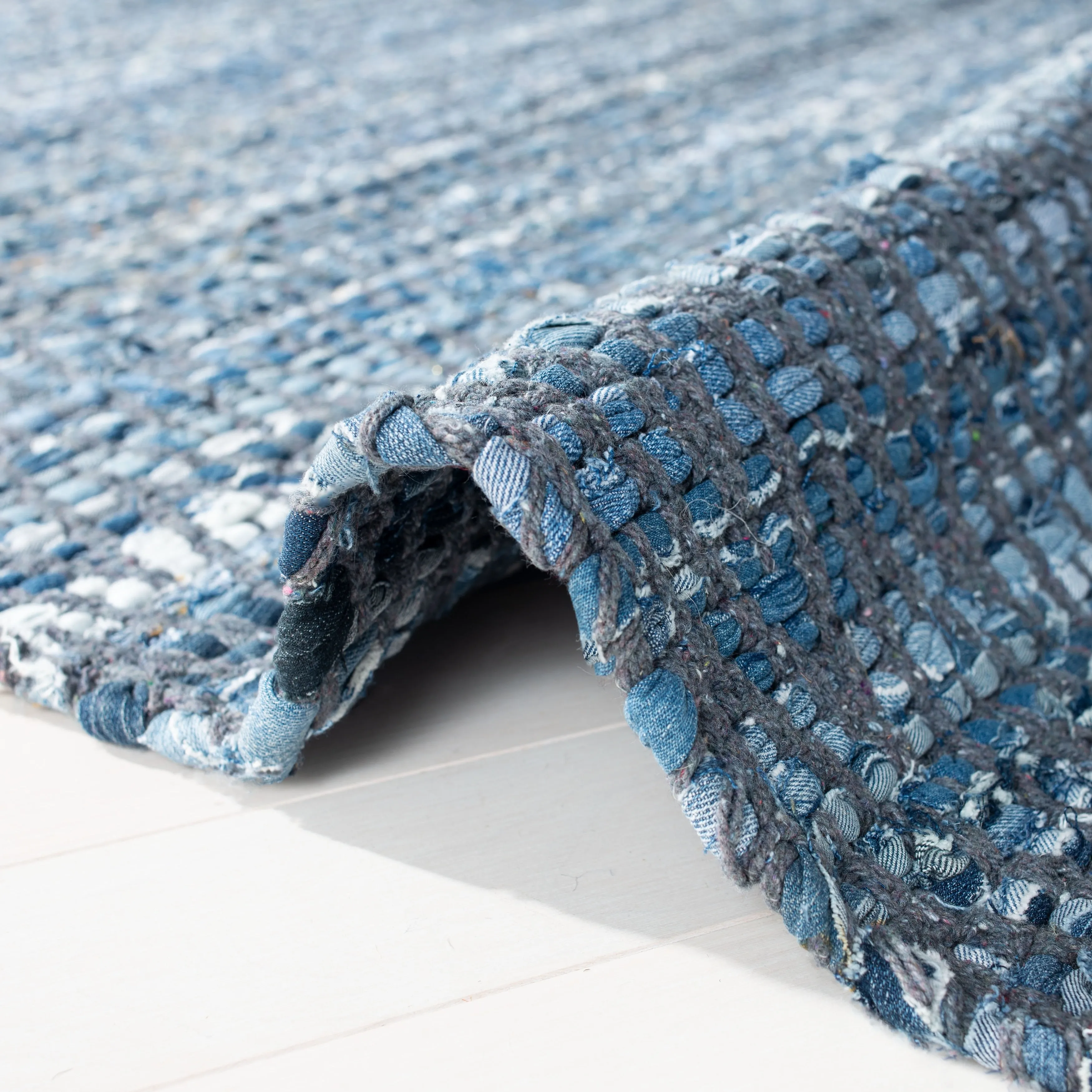 SAFAVIEH Handmade Montauk Diamond Sisal Casual Geometric Cotton Rug
