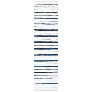 SAFAVIEH Handmade Montauk Satka Modern Stripe Rug