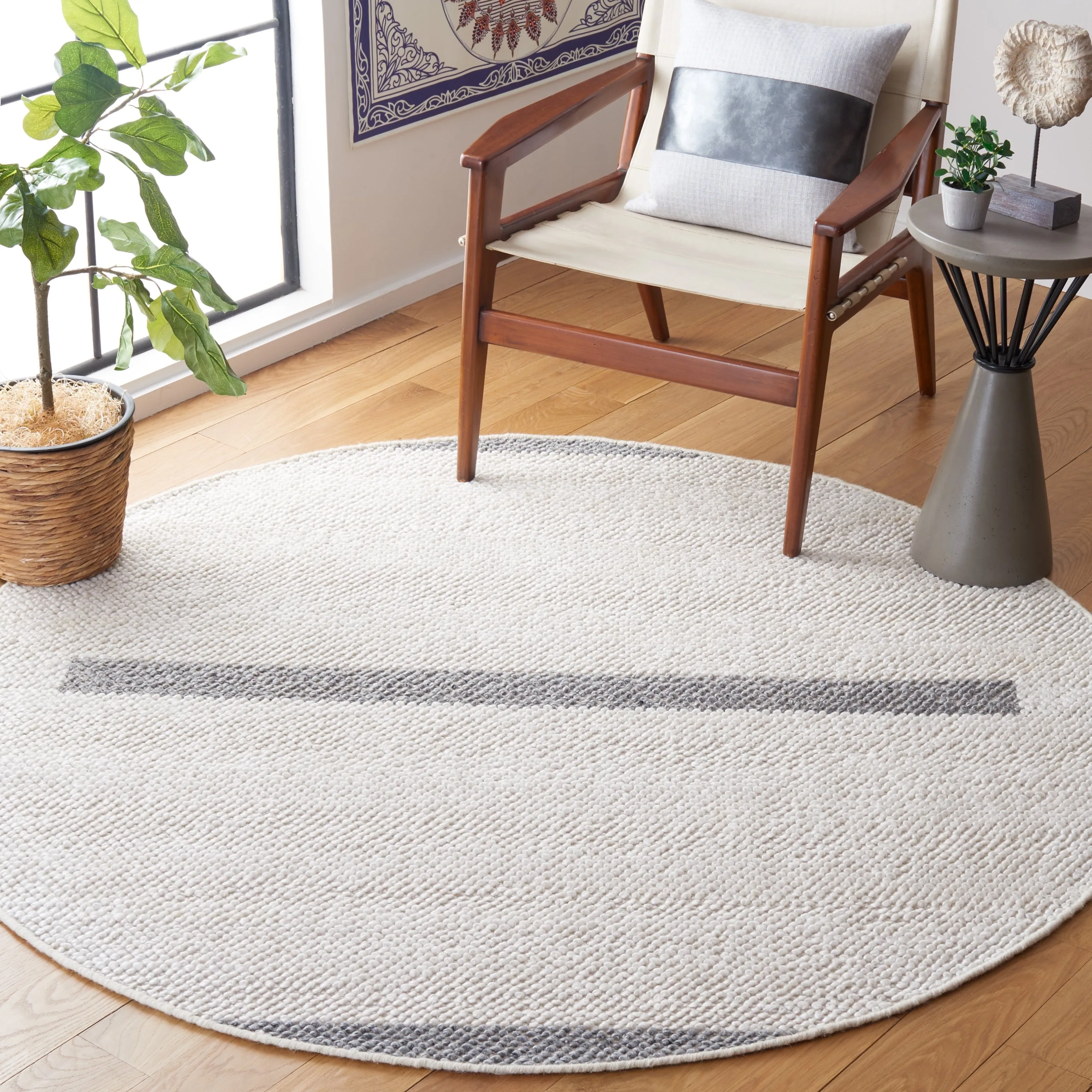 SAFAVIEH Handmade Natura Vroni Transitional Wool Rug