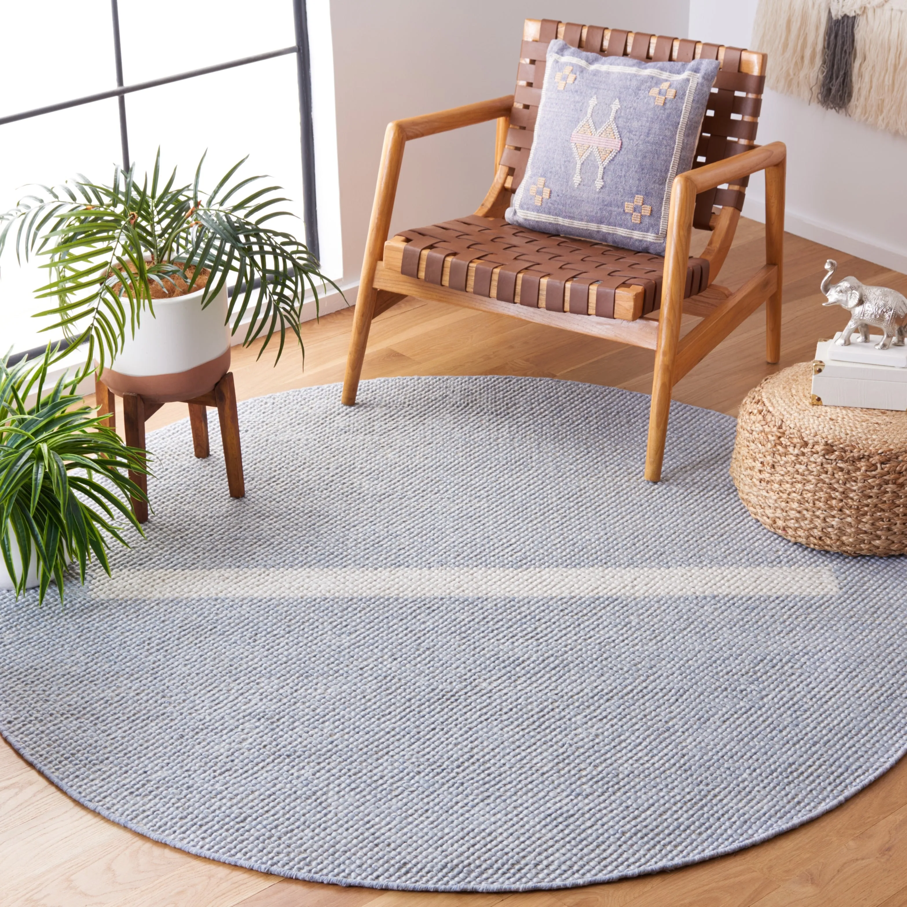 SAFAVIEH Handmade Natura Vroni Transitional Wool Rug