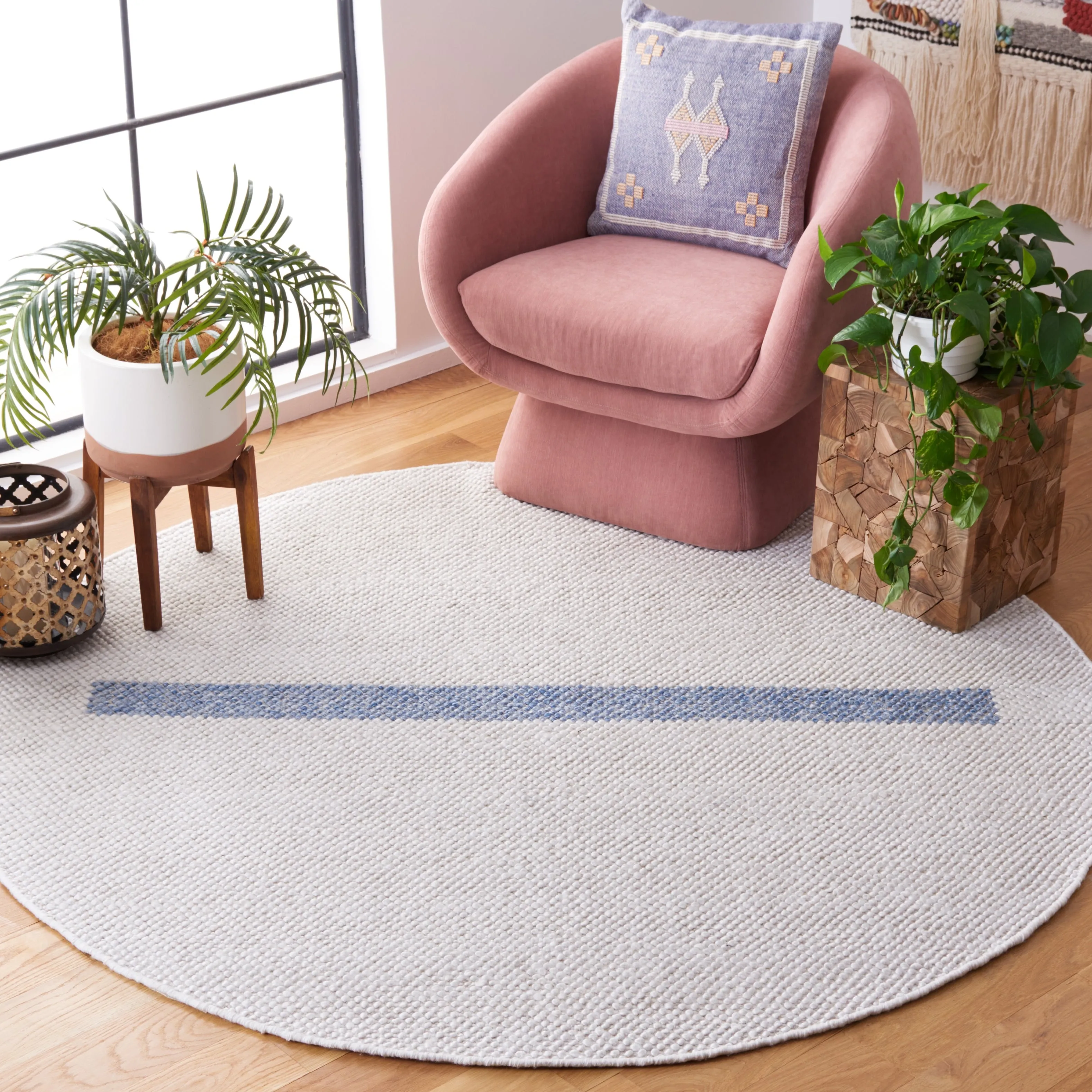 SAFAVIEH Handmade Natura Vroni Transitional Wool Rug