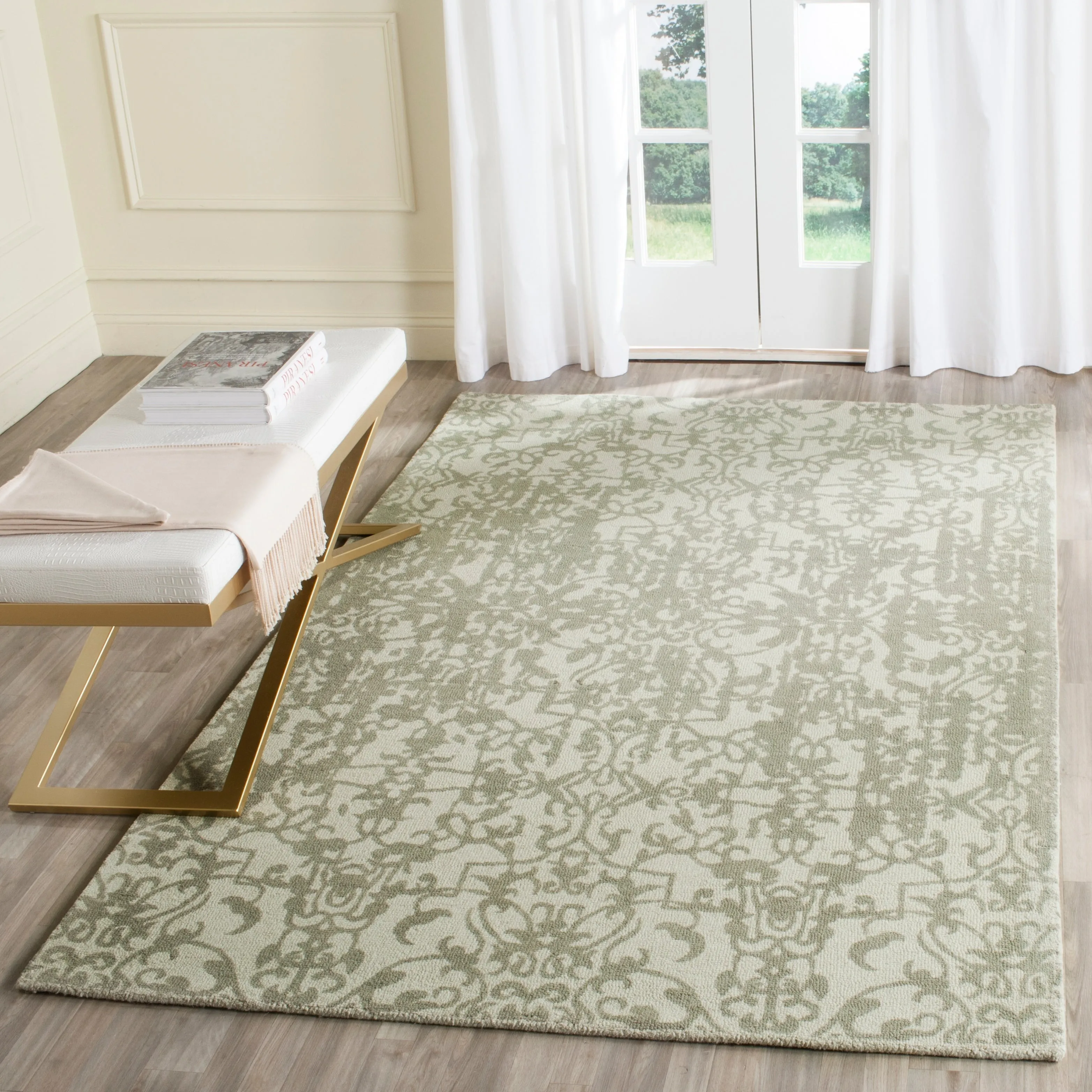 SAFAVIEH Handmade Restoration Vintage Distressed Boho Madisen Oriental Wool