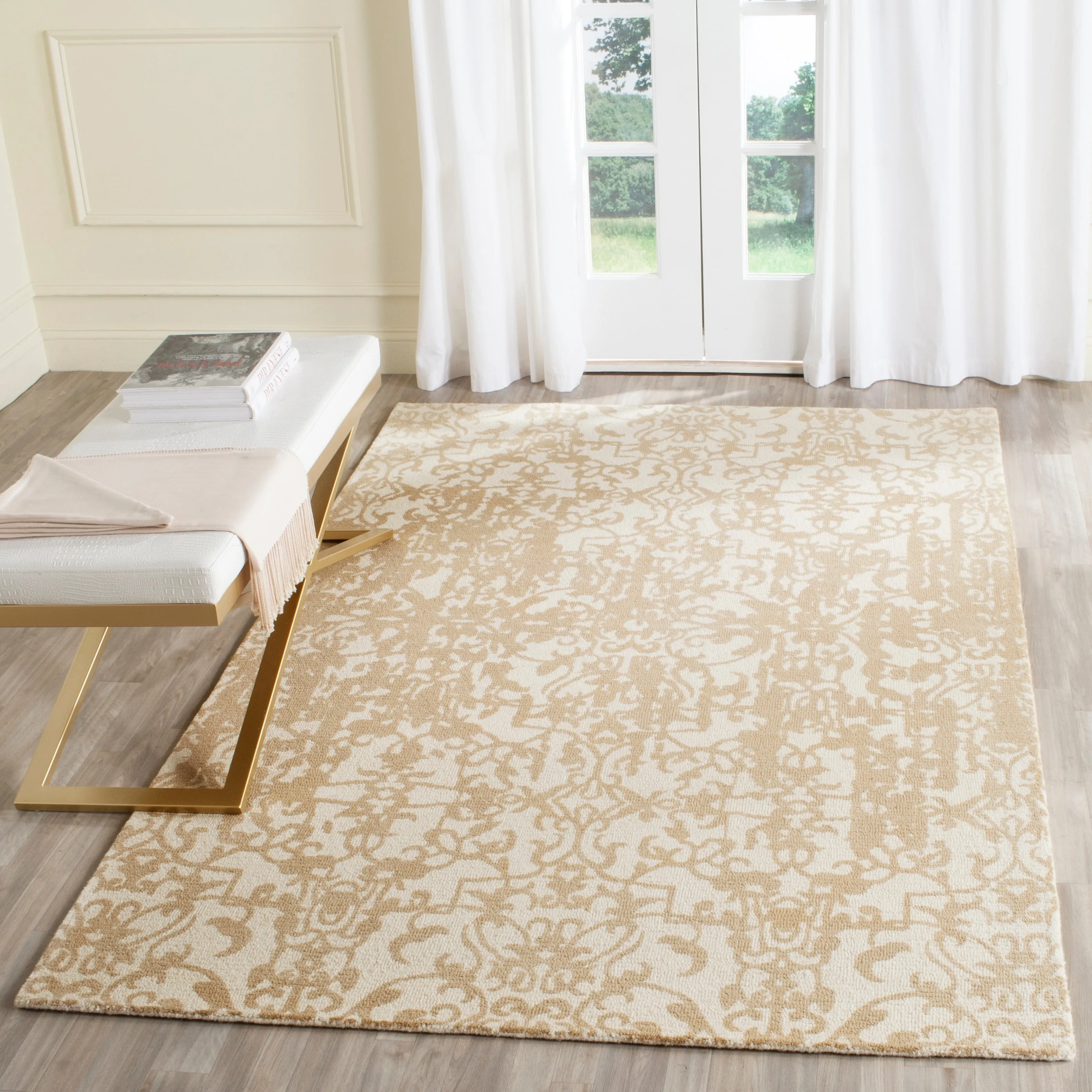 SAFAVIEH Handmade Restoration Vintage Distressed Boho Madisen Oriental Wool