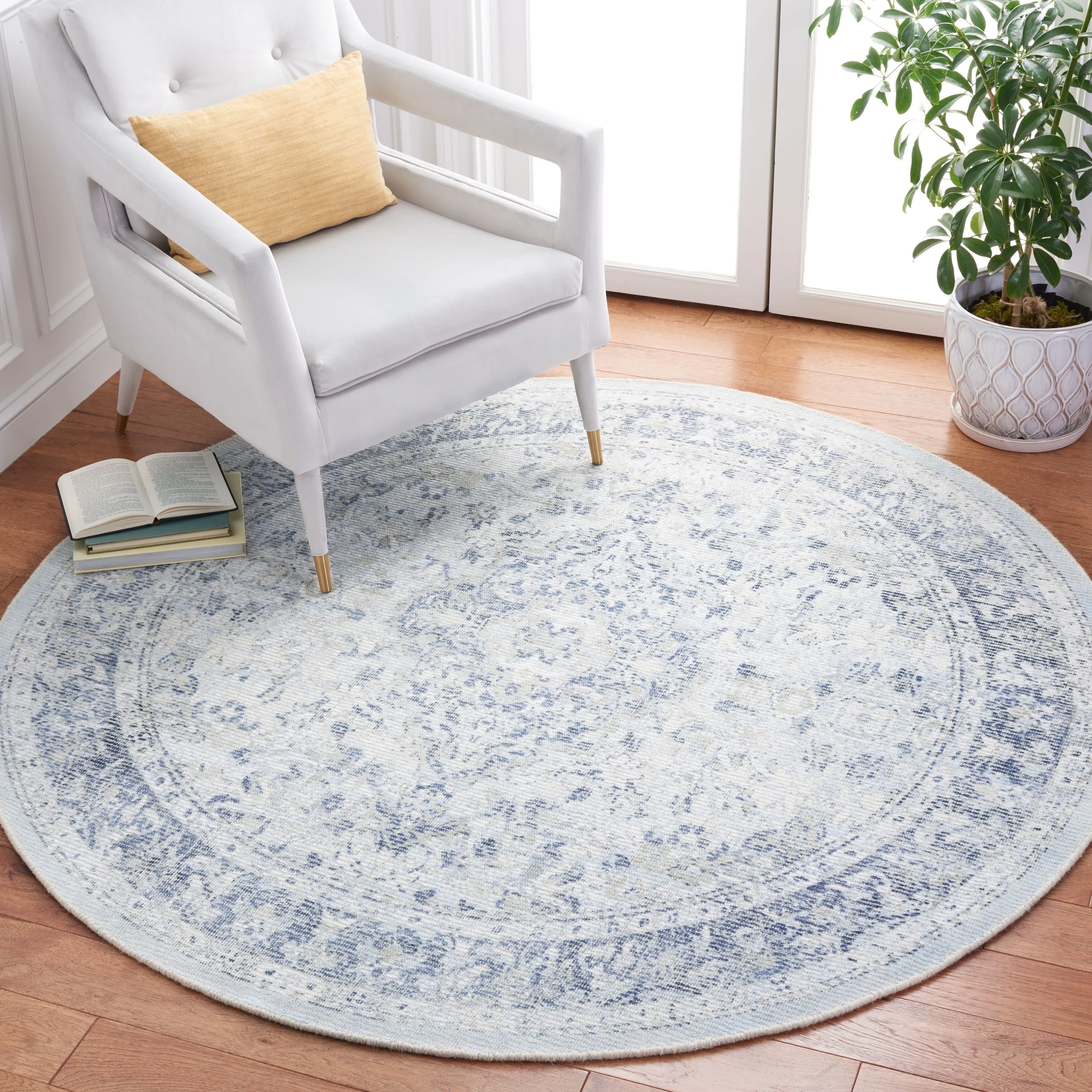 SAFAVIEH Handmade Restoration Vintage Katsuji Wool & Viscose Rug