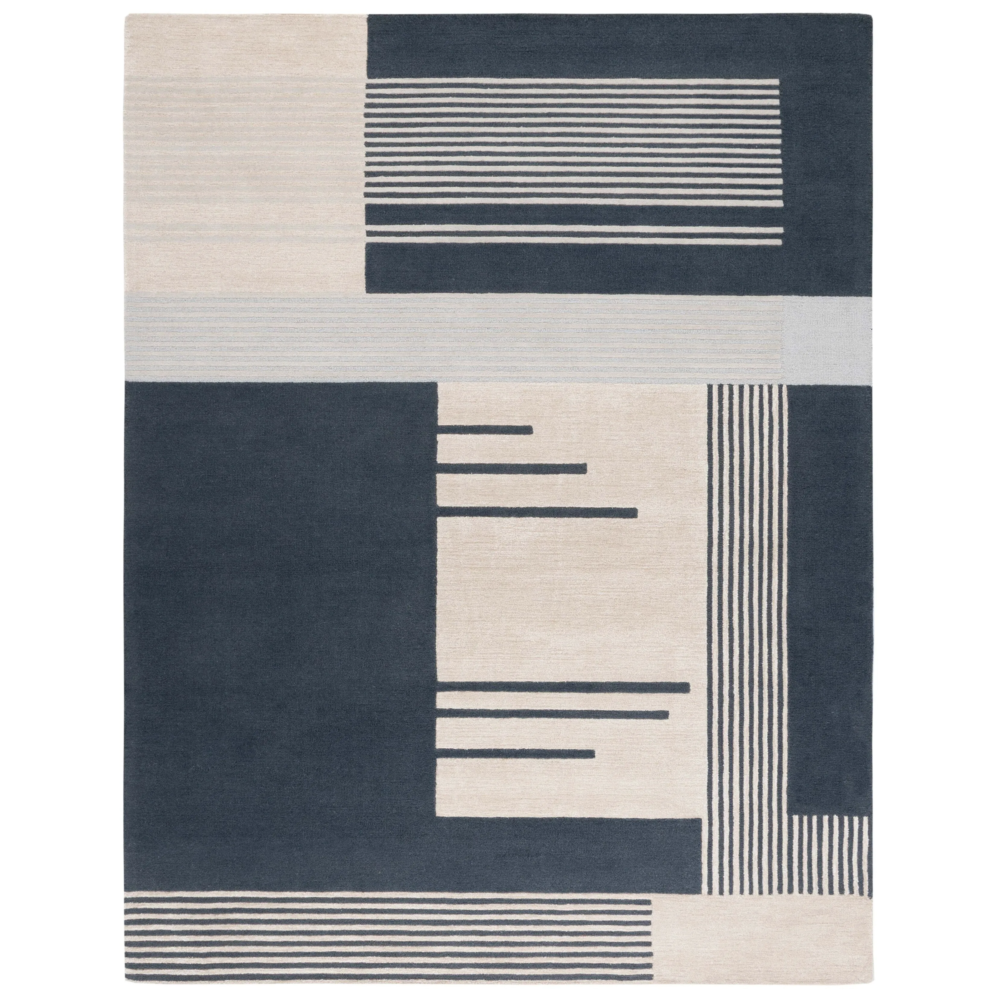 SAFAVIEH Handmade Rodeo Drive Isabela Mid-Century Modern Wool Rug