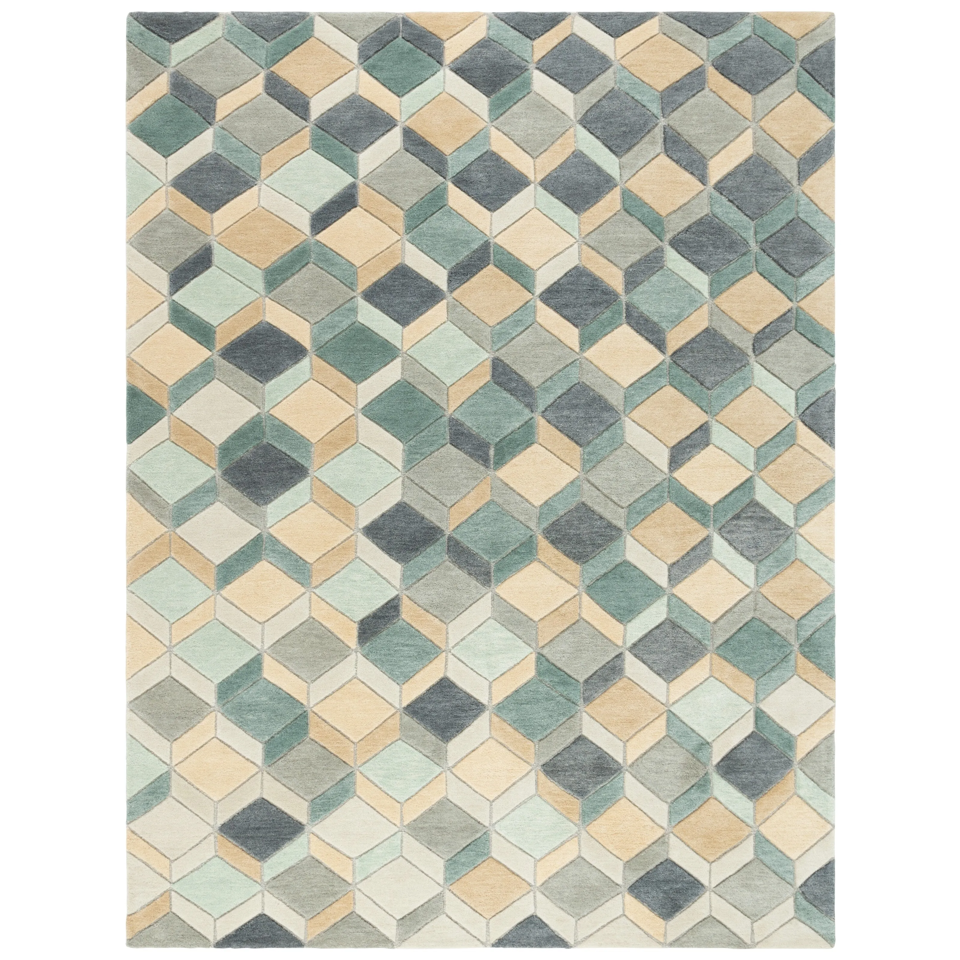 SAFAVIEH Handmade Rodeo Drive Jaycee Mid-Century Modern Wool Rug
