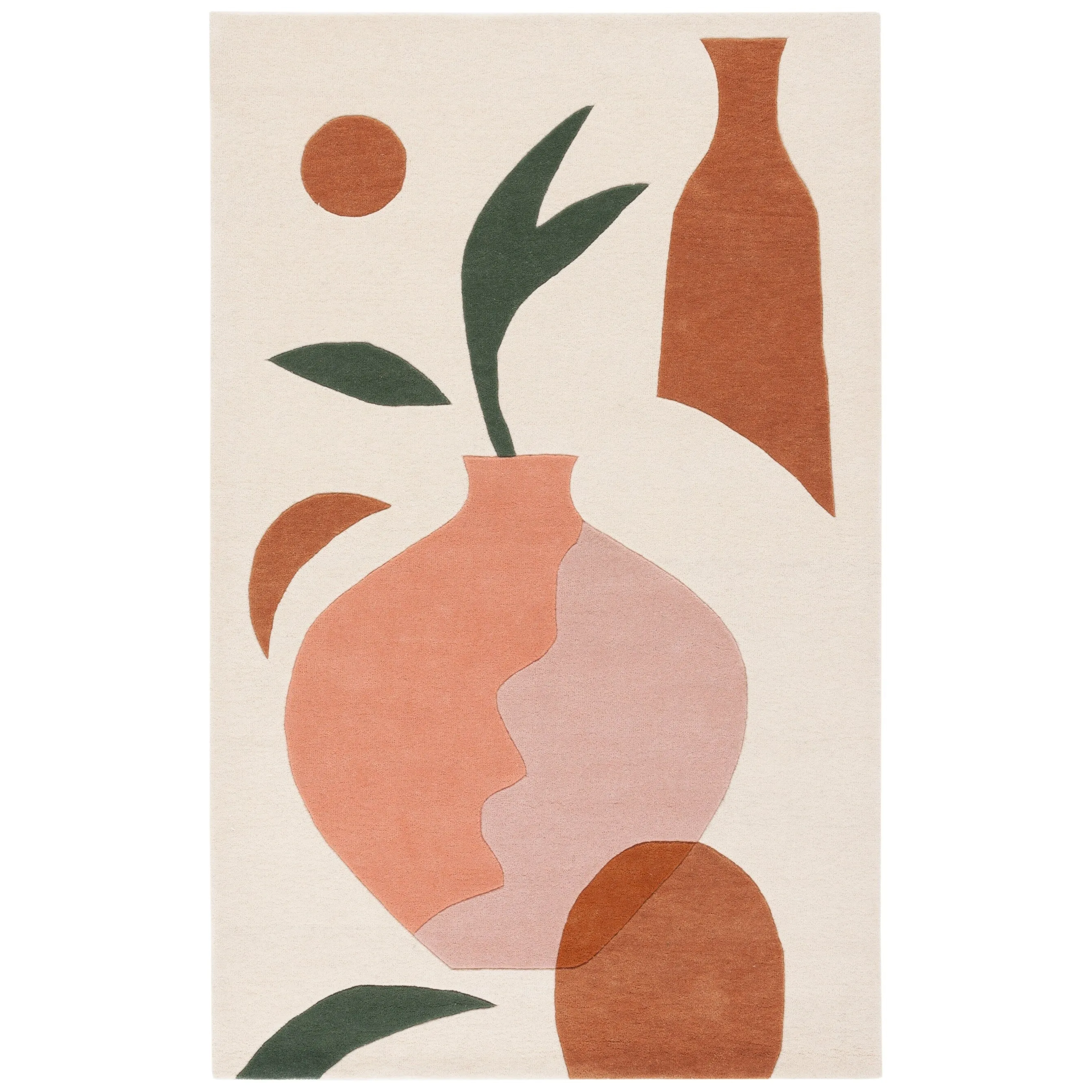 SAFAVIEH Handmade Rodeo Drive Kyara Mid-Century Modern Wool Rug