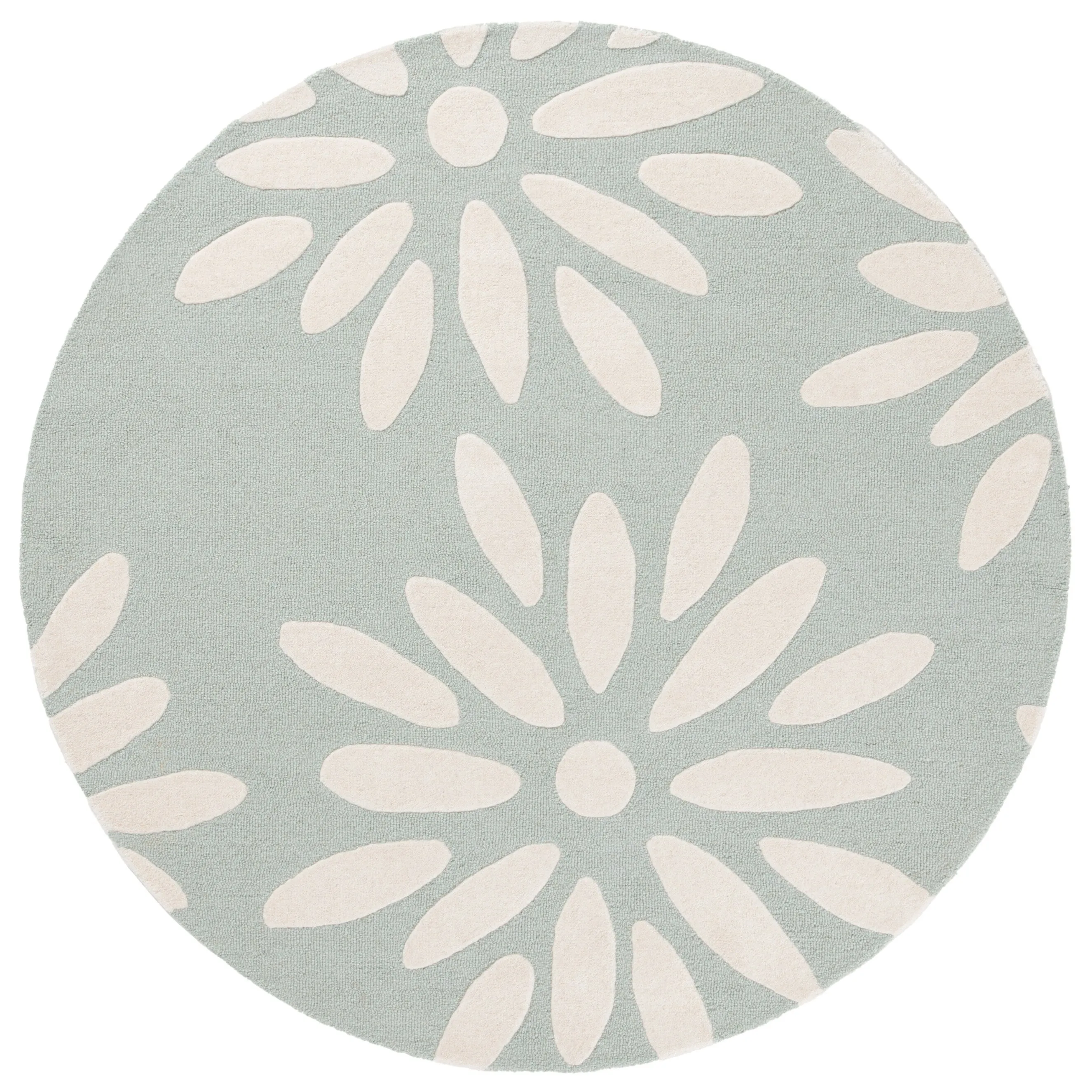 SAFAVIEH Handmade SAFAVIEH Coraima Fleurette & Tween Wool Rug