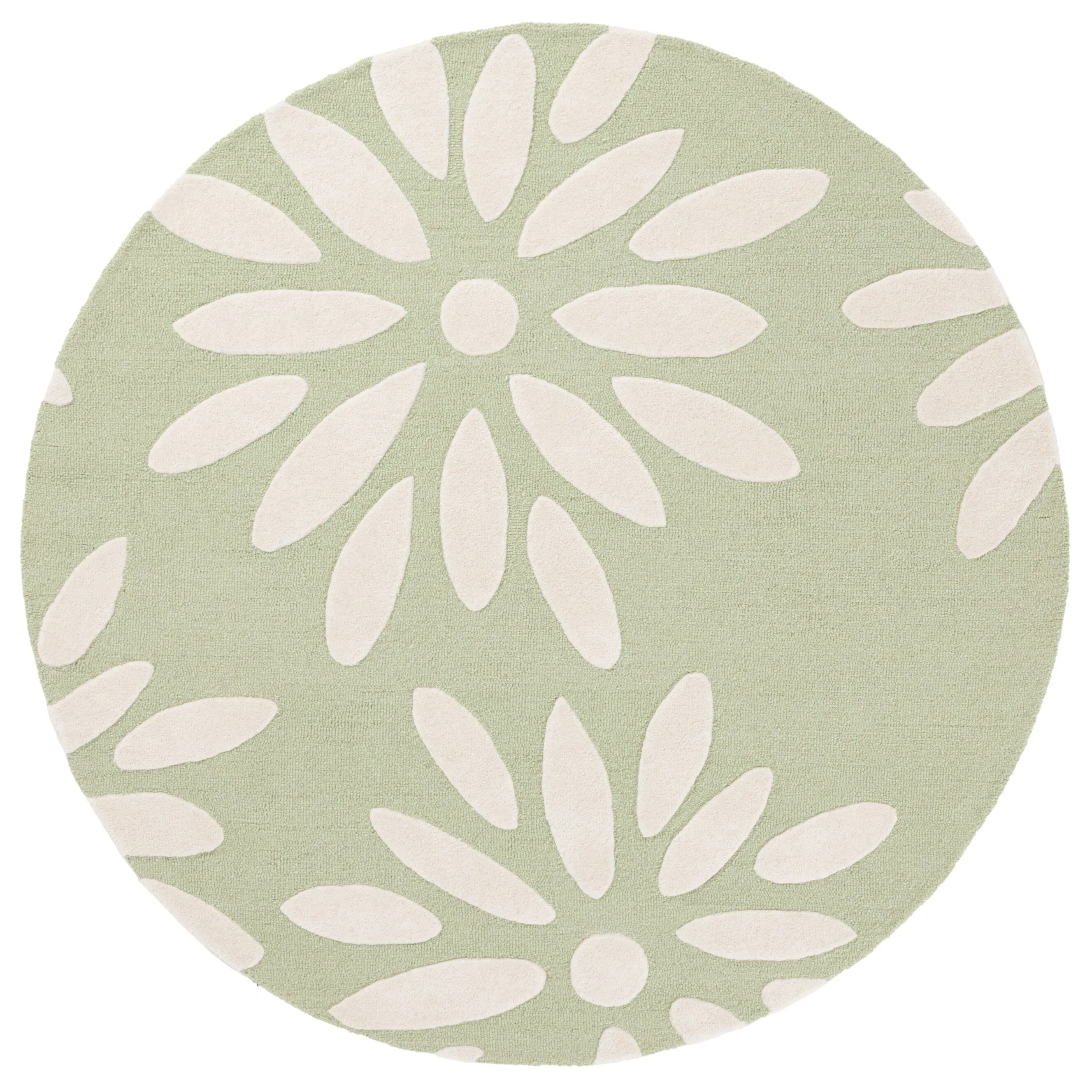 SAFAVIEH Handmade SAFAVIEH Coraima Fleurette & Tween Wool Rug