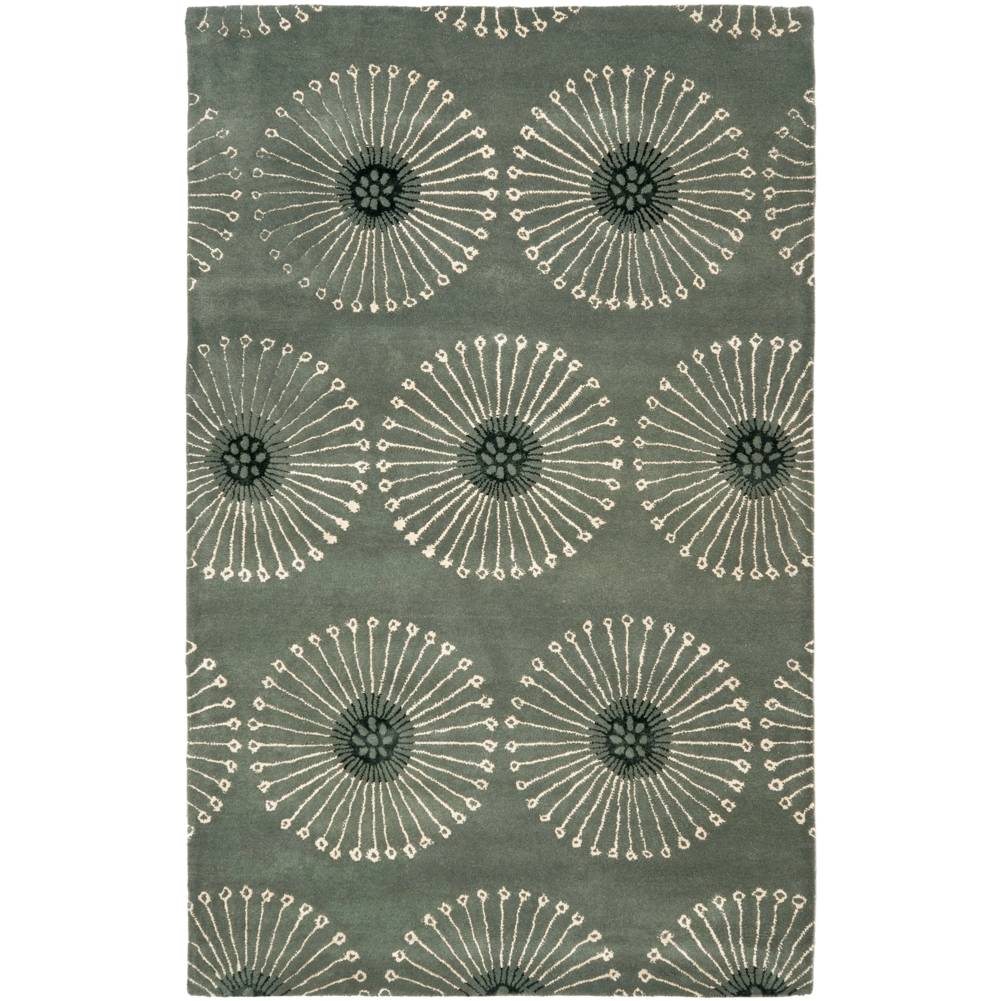 SAFAVIEH Handmade Soho Chimere Dandelion Pattern New Zealand Wool
