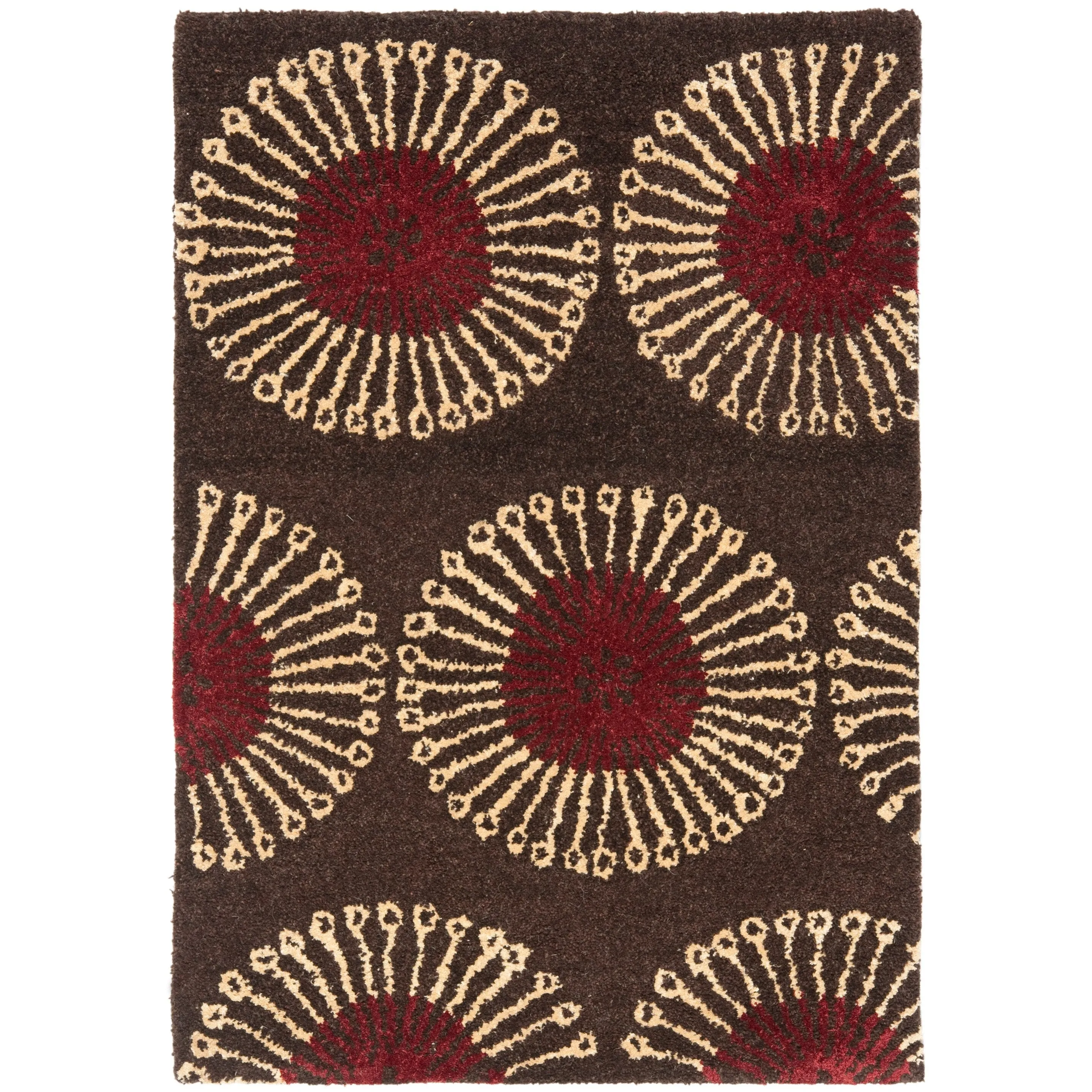 SAFAVIEH Handmade Soho Chimere Dandelion Pattern New Zealand Wool